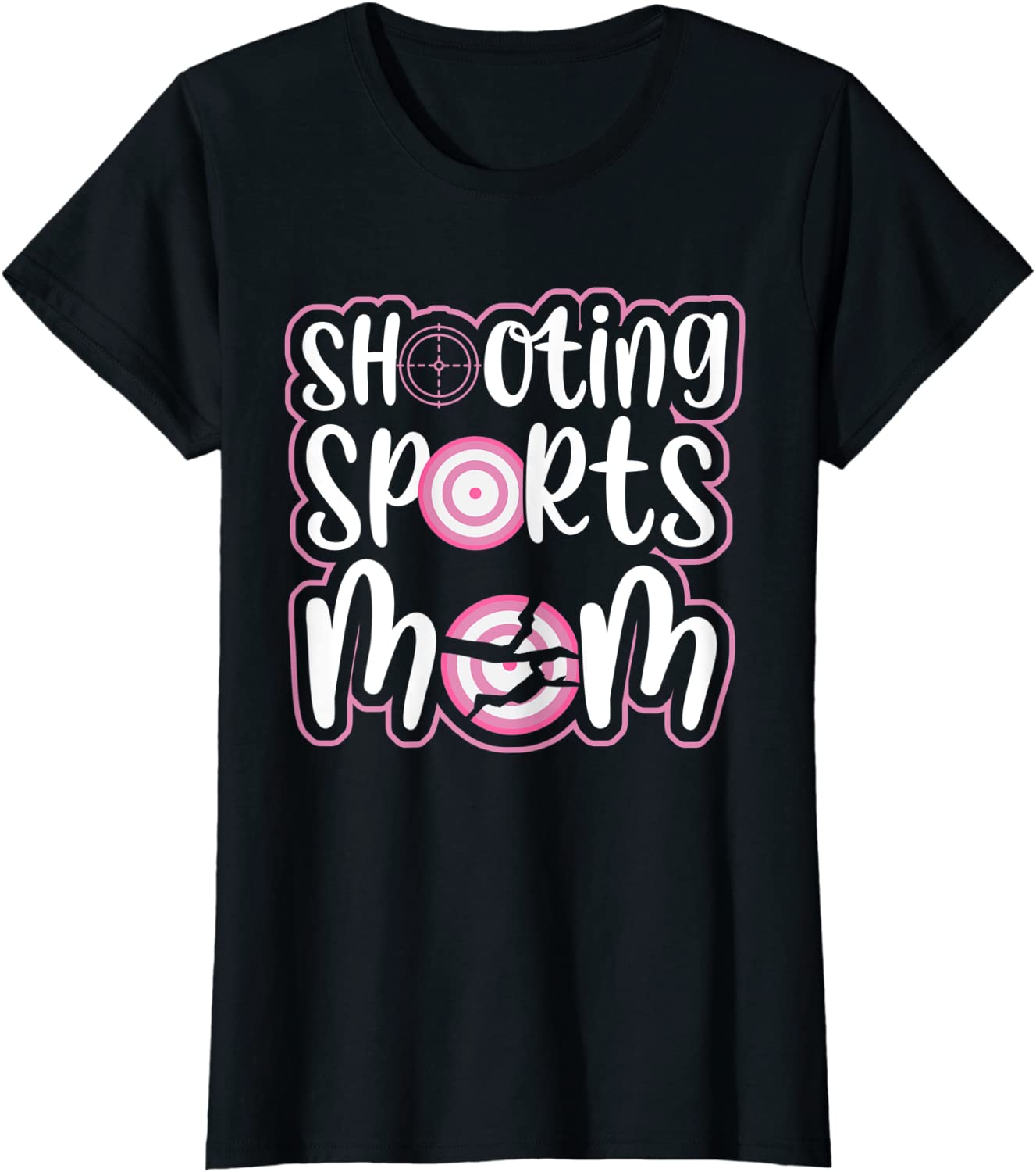 Womens Shooting Sports mom skeet trap shattered clay mothers day T-Shirt
