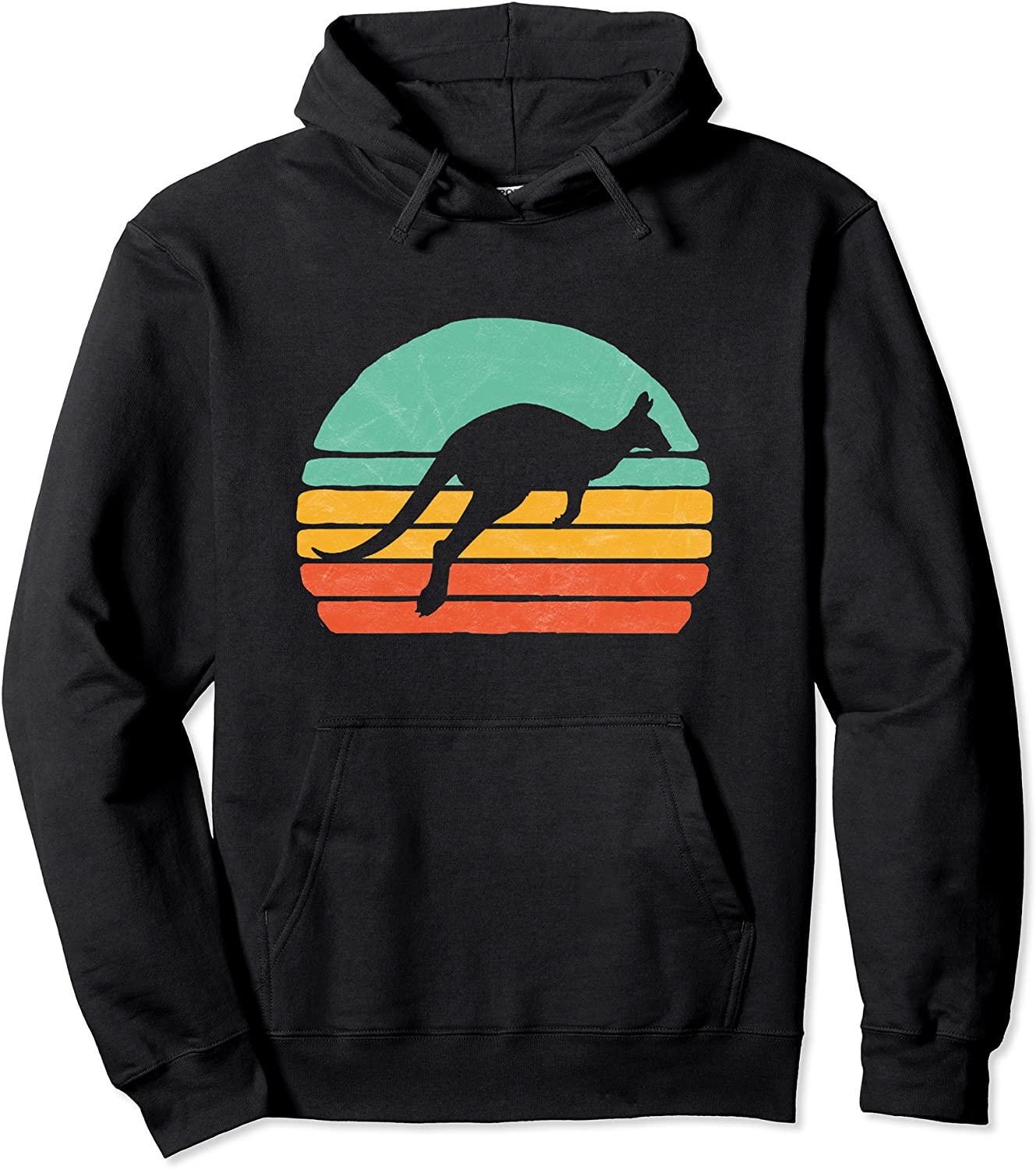 Vintage Kangaroo 60s Sun Design Australia Hoodie