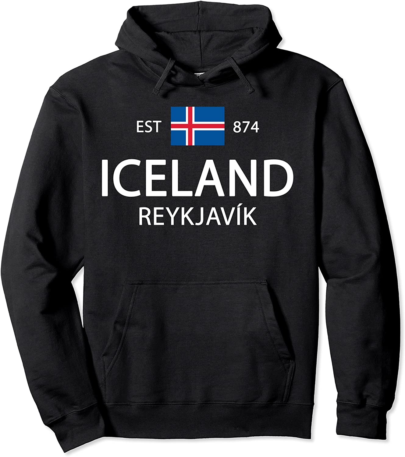 Reykjavk Clothing - Iceland Souvinir - Reykjavk Iceland Pullover Hoodie