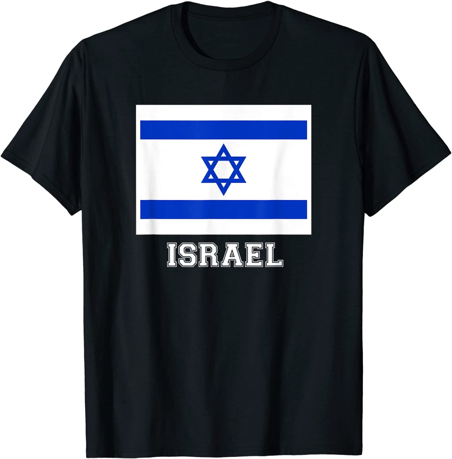 Israel Country Flag Israeli Home Pride Sports Style T-Shirt