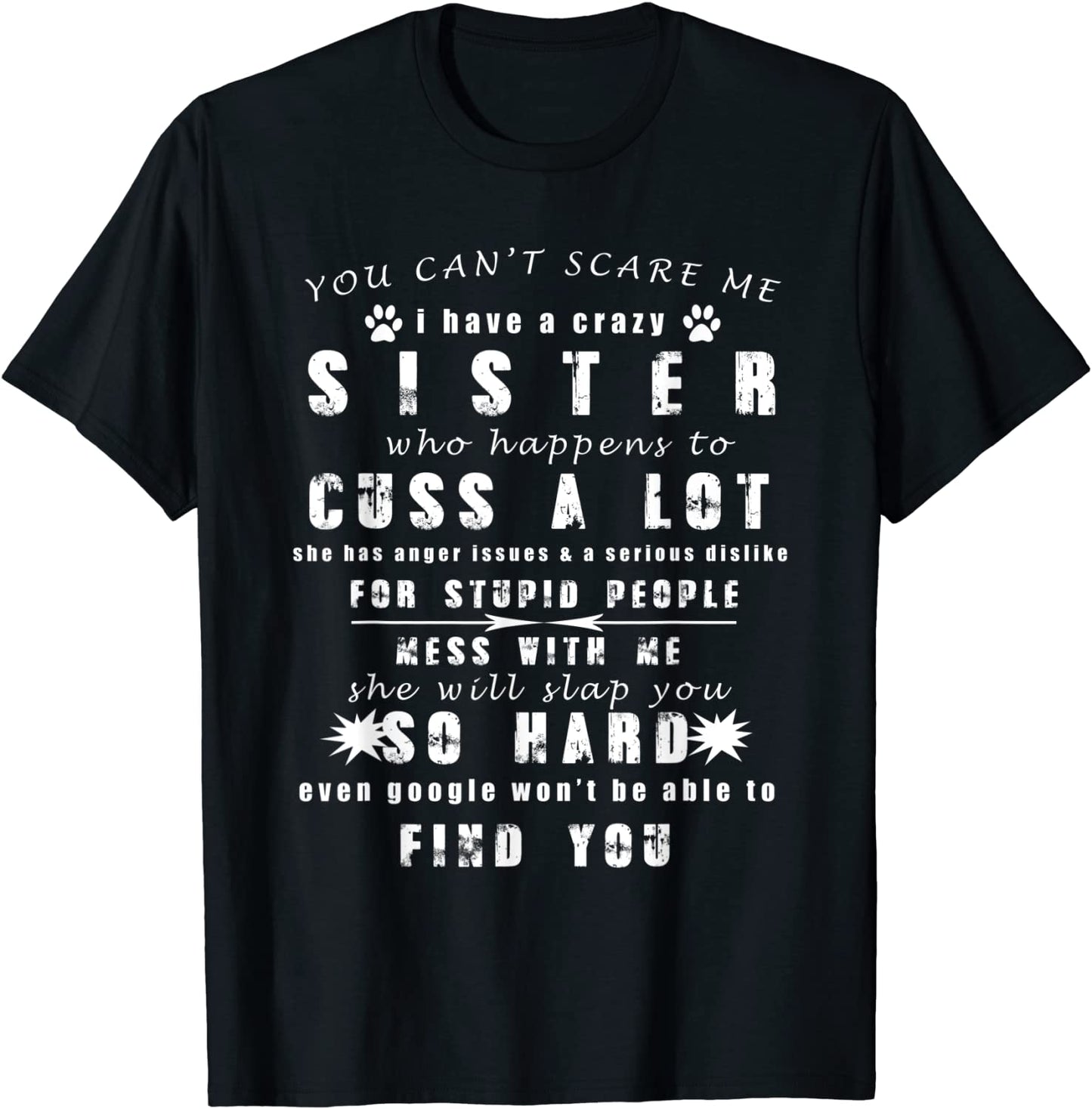 Funny Gift for Brother From Awesome Sister T-Shirt Birthday T-Shirt