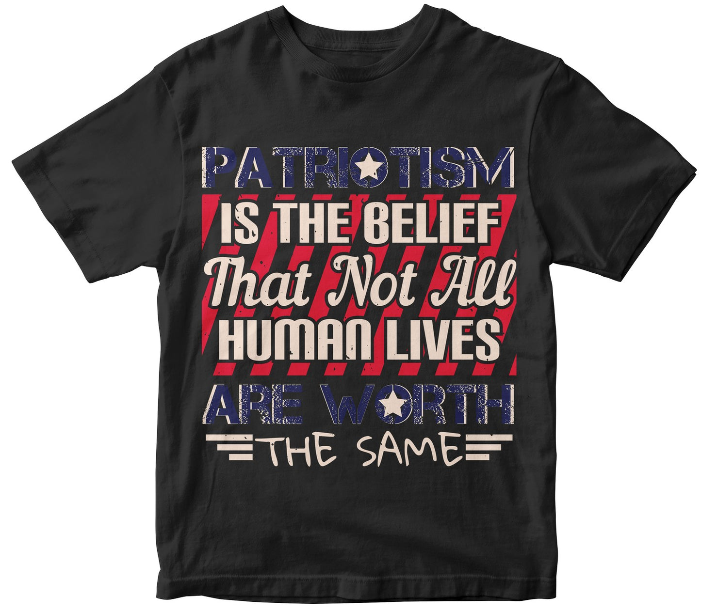 Patriotism Is The Belief That Not All Human Lives Are Worth The Same