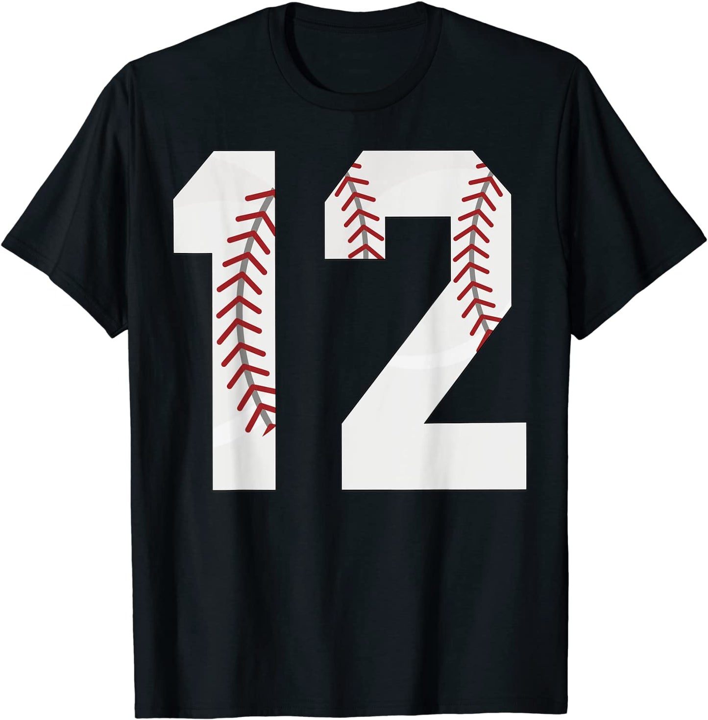 Baseball Birthday Shirt 12 Years Old Tshirt Sport Lover Gift