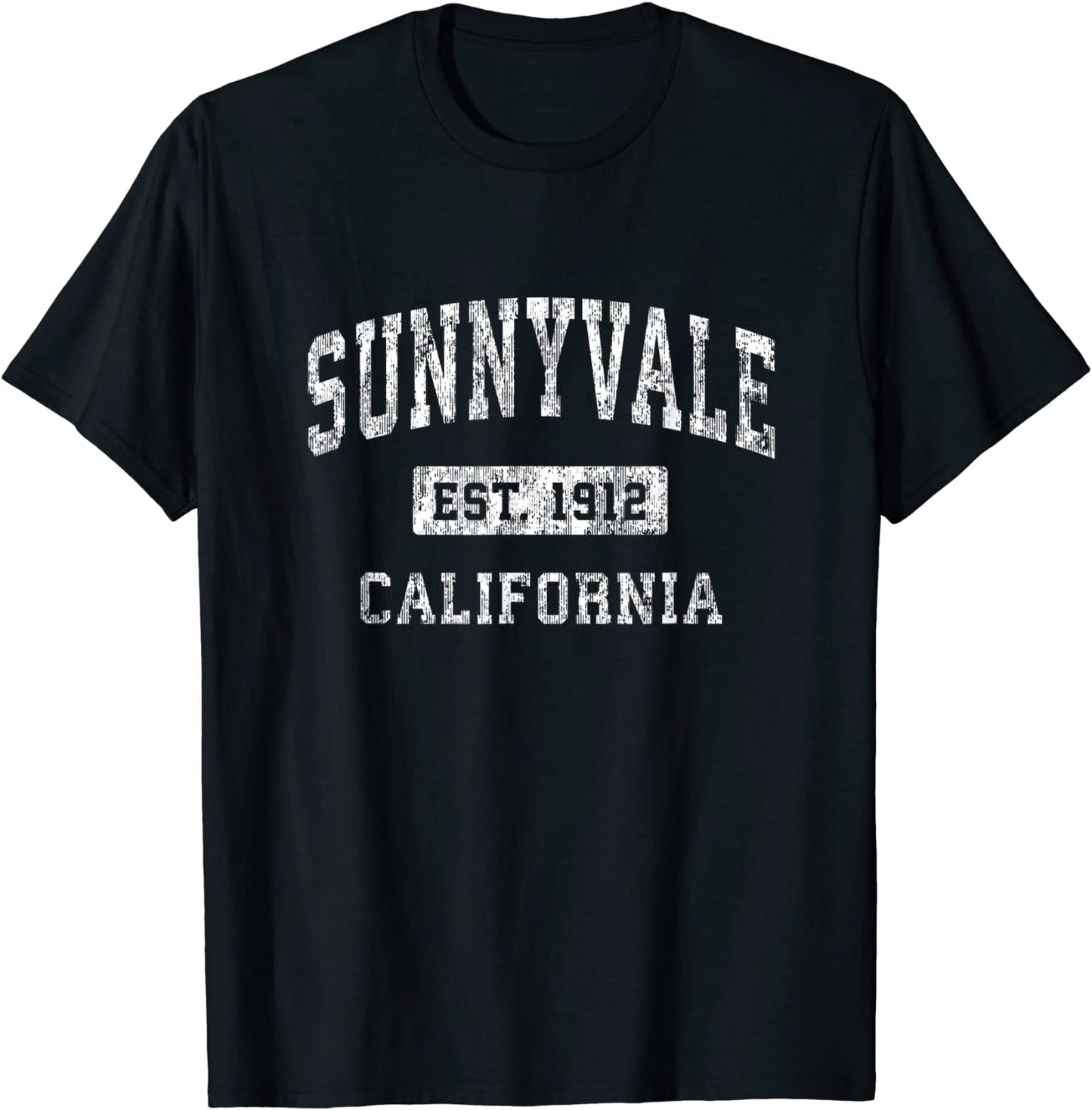 Sunnyvale California CA Vintage Established Sports Design T-Shirt