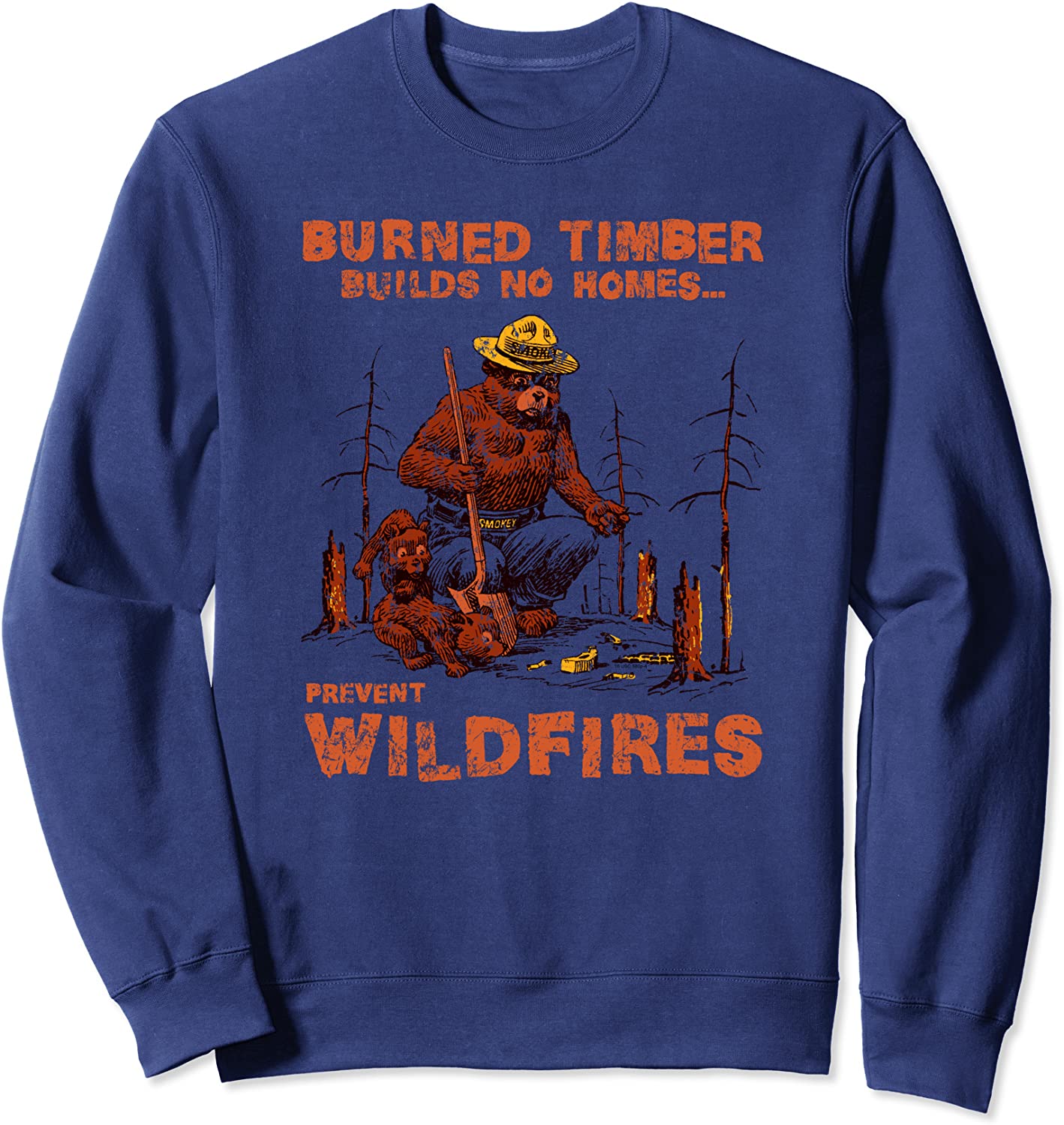 Smokey Bear Burned Timbers Build No Homes