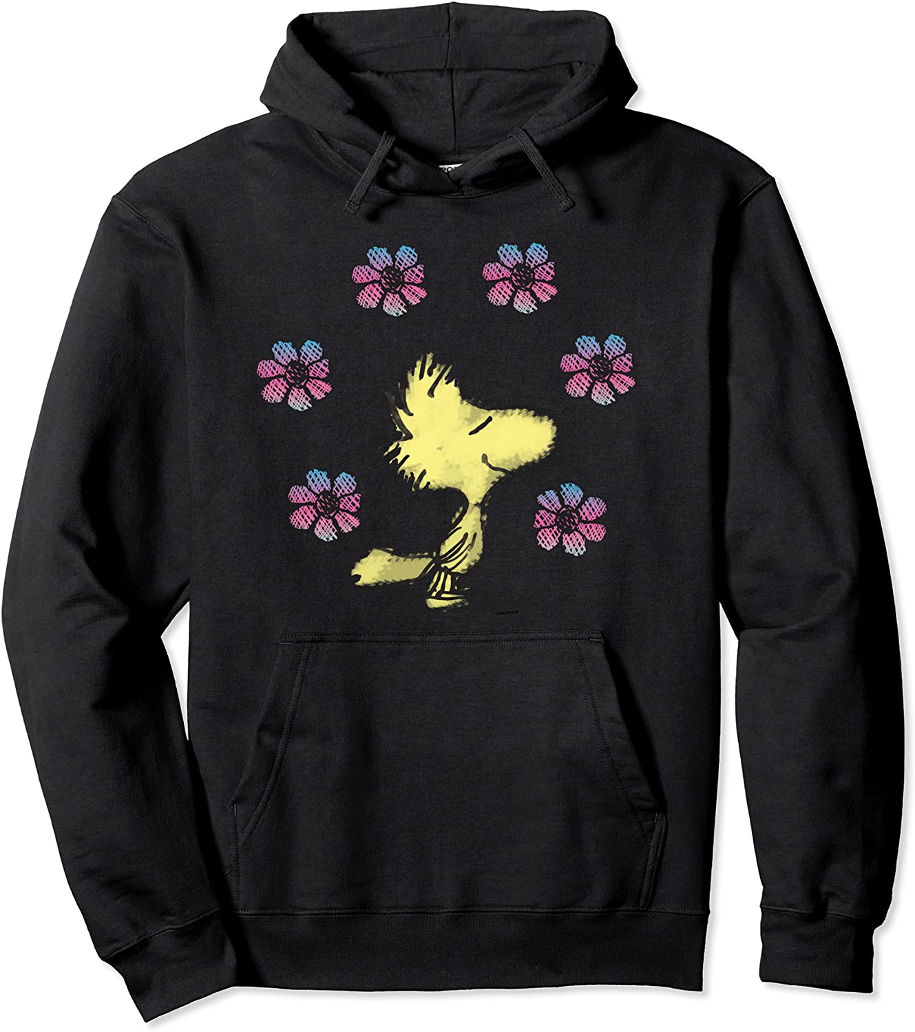 Peanuts Woodstock love flowers Hoodie