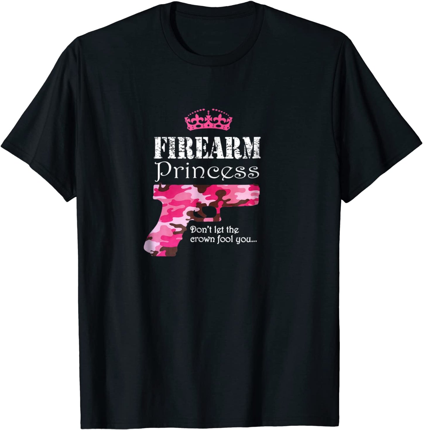 Firearm Princess Shirt Shooting Sports Handguns Pistols