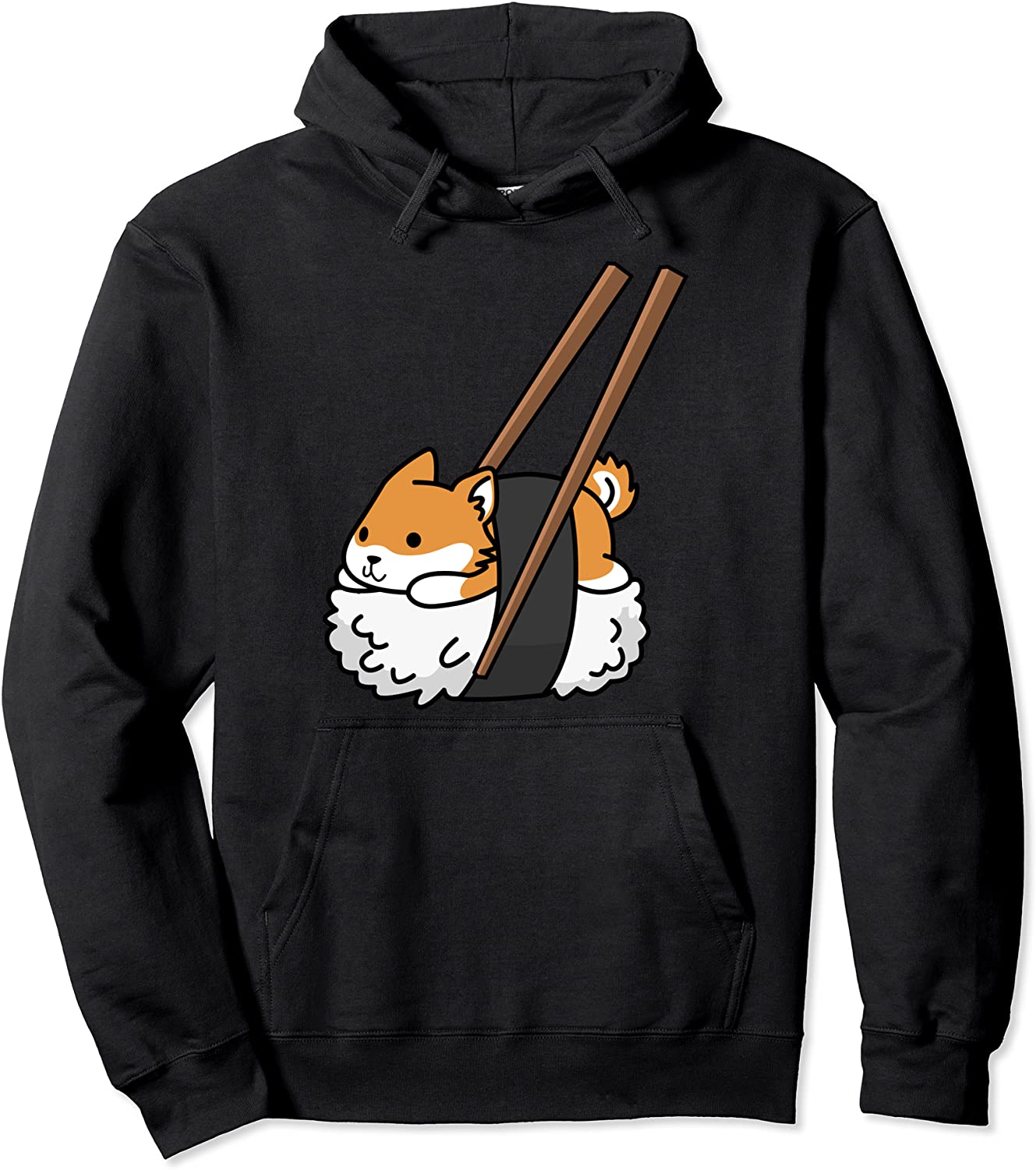 Shiba Inu Sushi Funny Dog Gift Pullover Hoodie