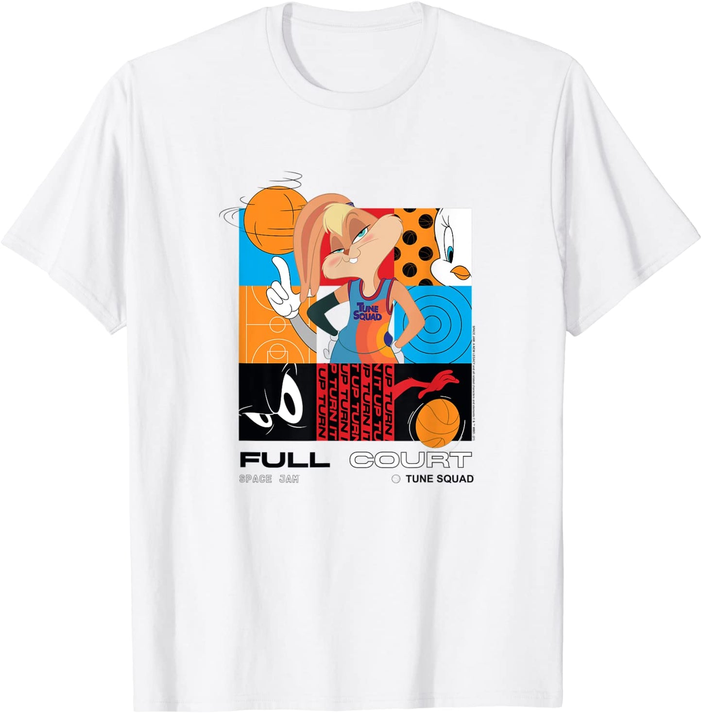 Space Jam A New Legacy Lola Bunny Tune Squad Grid T-Shirt