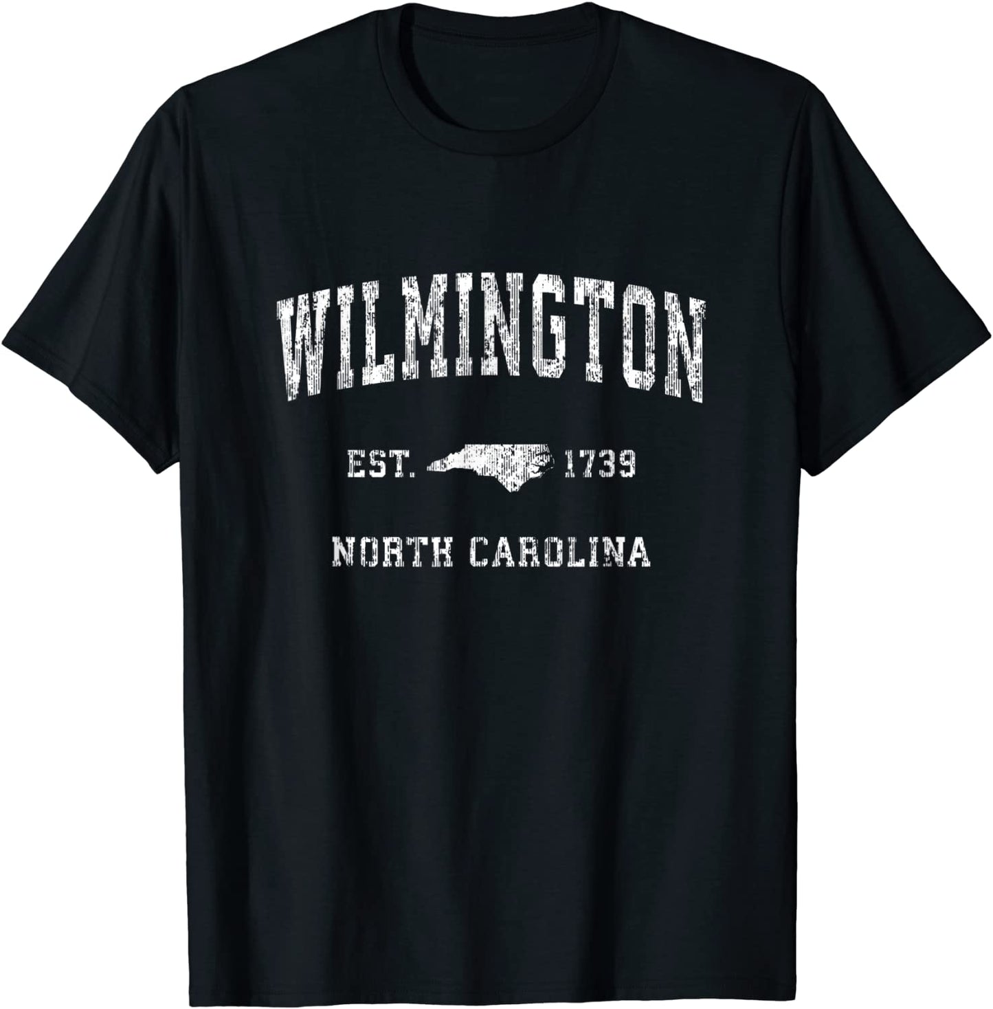Wilmington North Carolina NC Vintage Athletic Sports Design T-Shirt