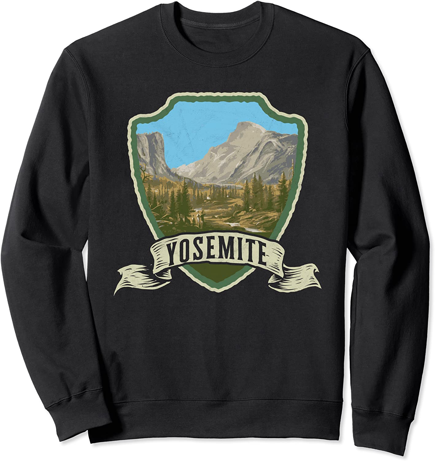 Half Dome Yosemite National Park California Vintage Graphic Sweatshirt