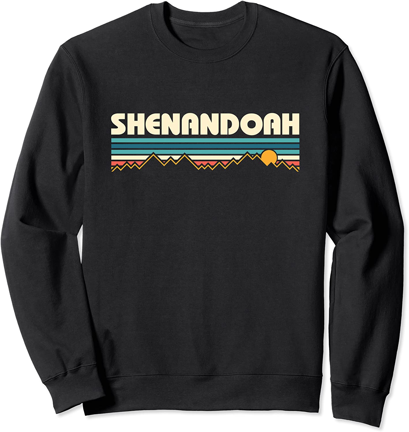 Retro Shenandoah National Park Mountain Sunset Sweatshirt