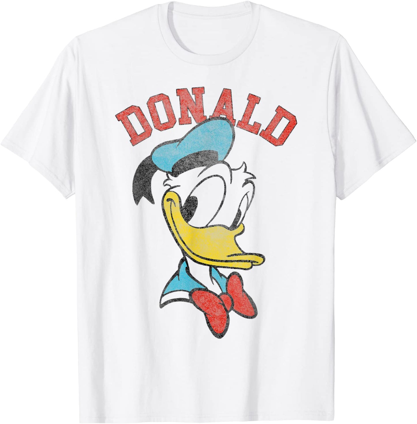 Disney Mickey And Friends Donald Duck Happy Big Face T-Shirt