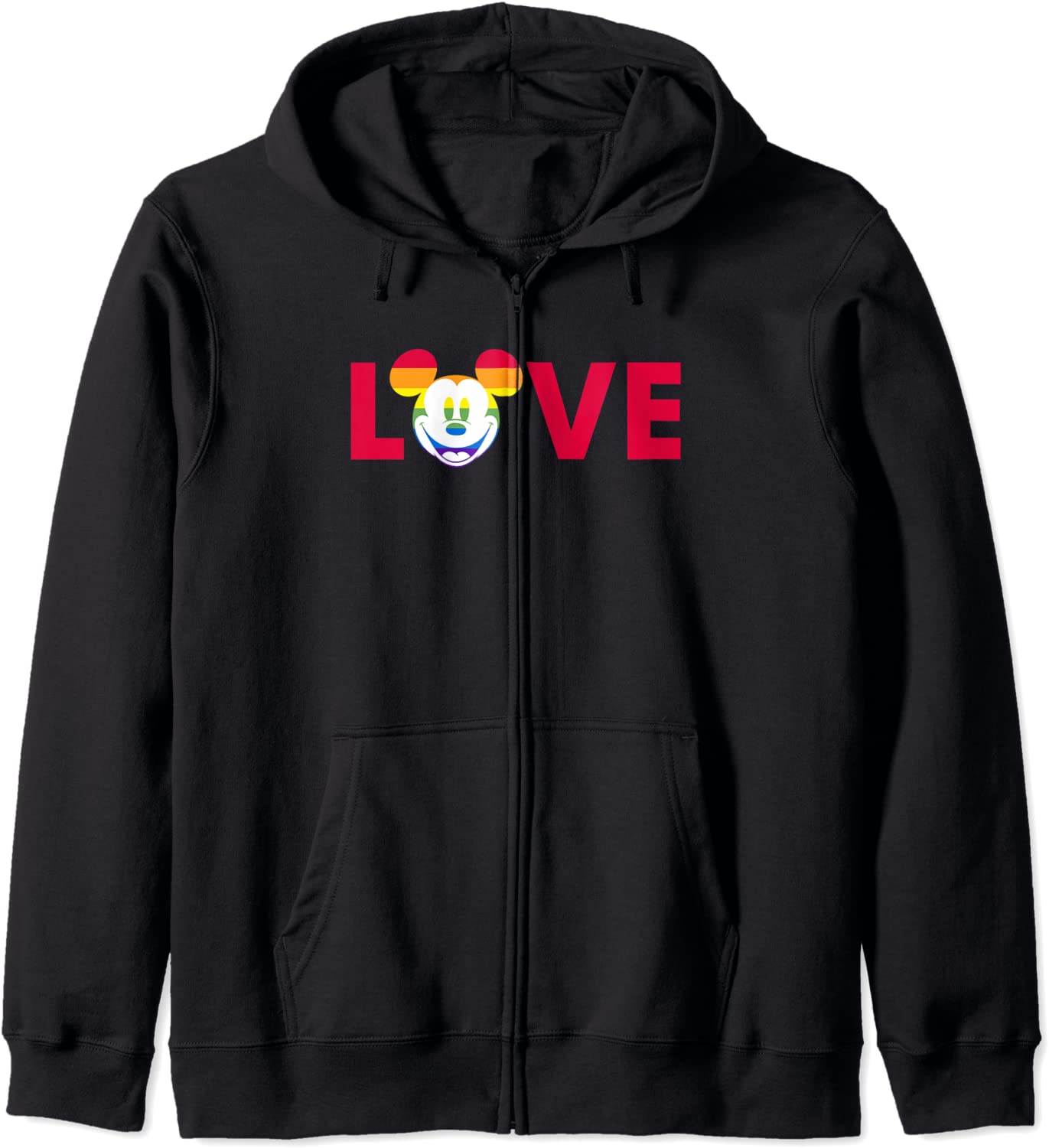 Disney Mickey Mouse Face Pride Love Hoodie