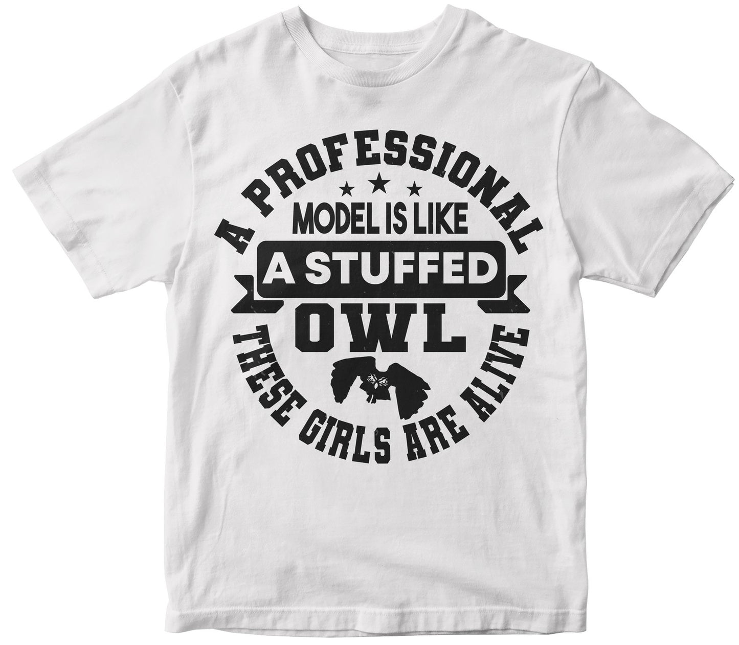 A Professional Model Is Like A Stuffed Owl. These Girls Are Alive