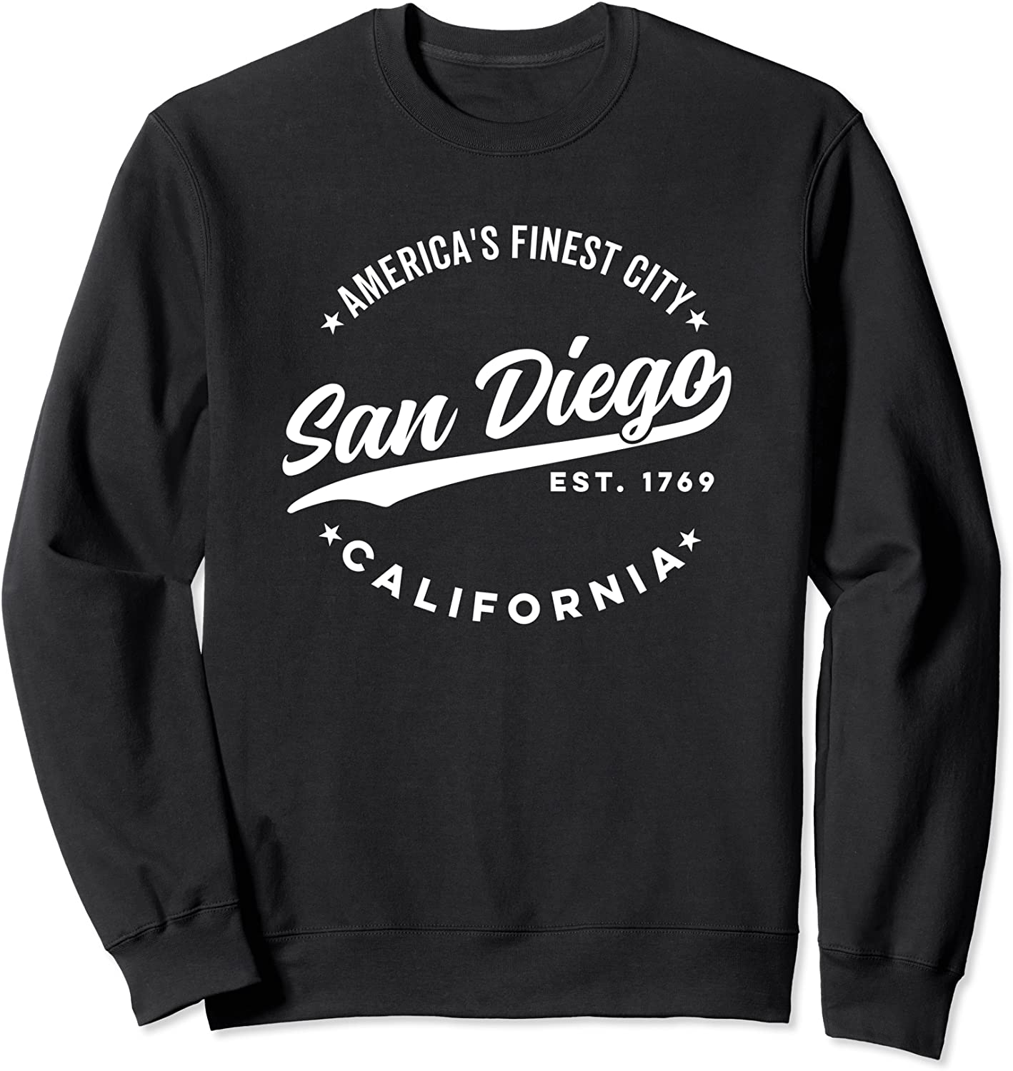 Vintage San Diego Americas Finest City California White Sweatshirt