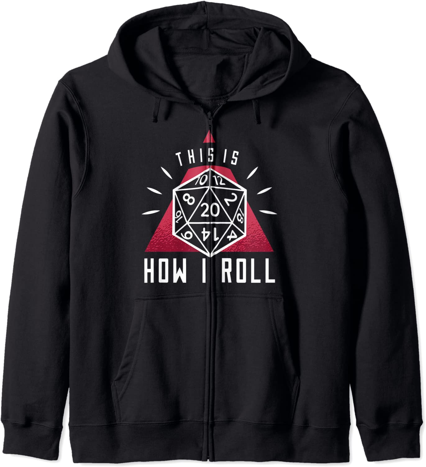 Dungeon Dragons This is how I roll Shirt Funny RPG Gaming Hoodie