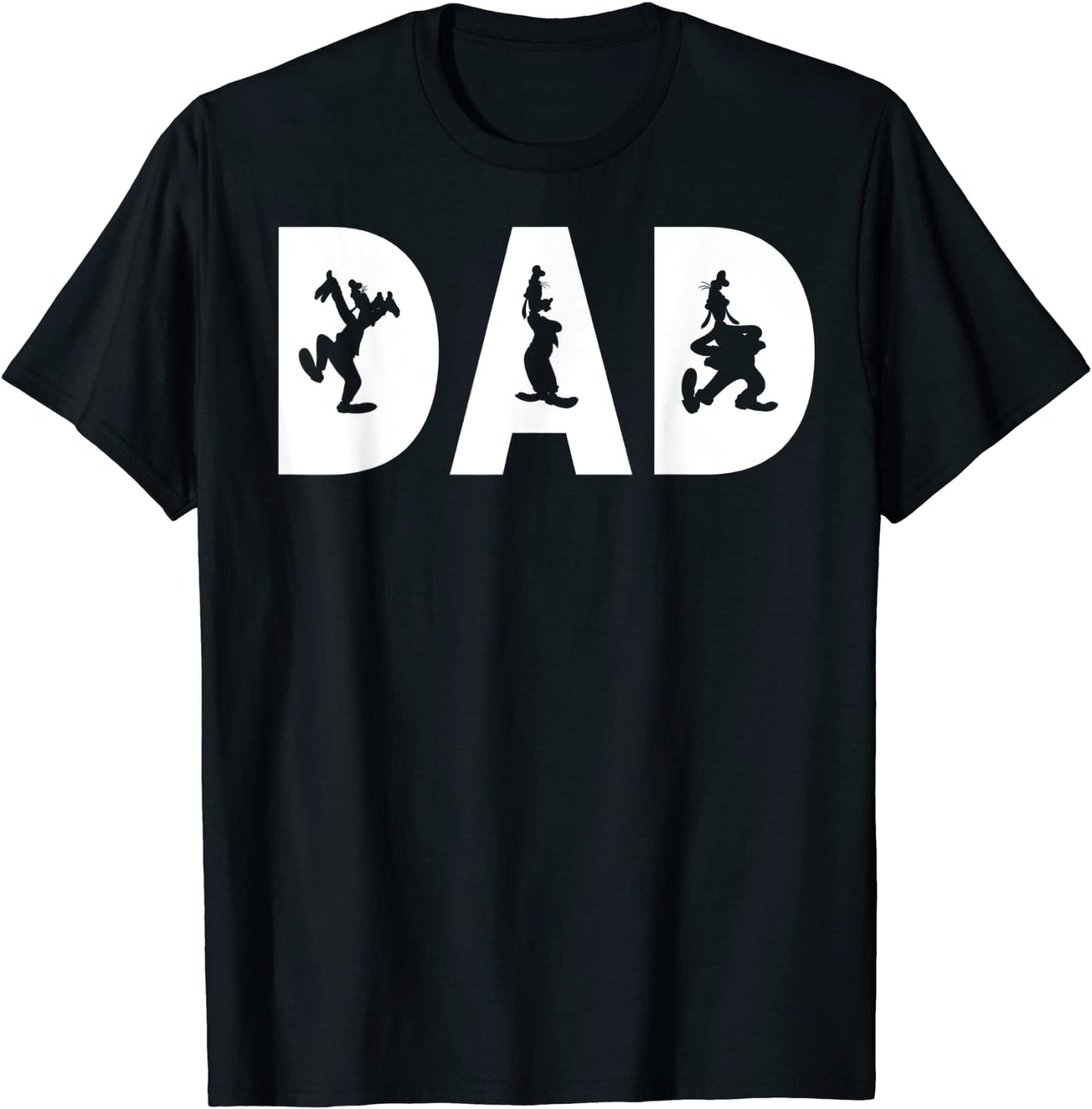 Mens Disney Mickey And Friends Fathers Day Goofy Dad Fill T-Shirt