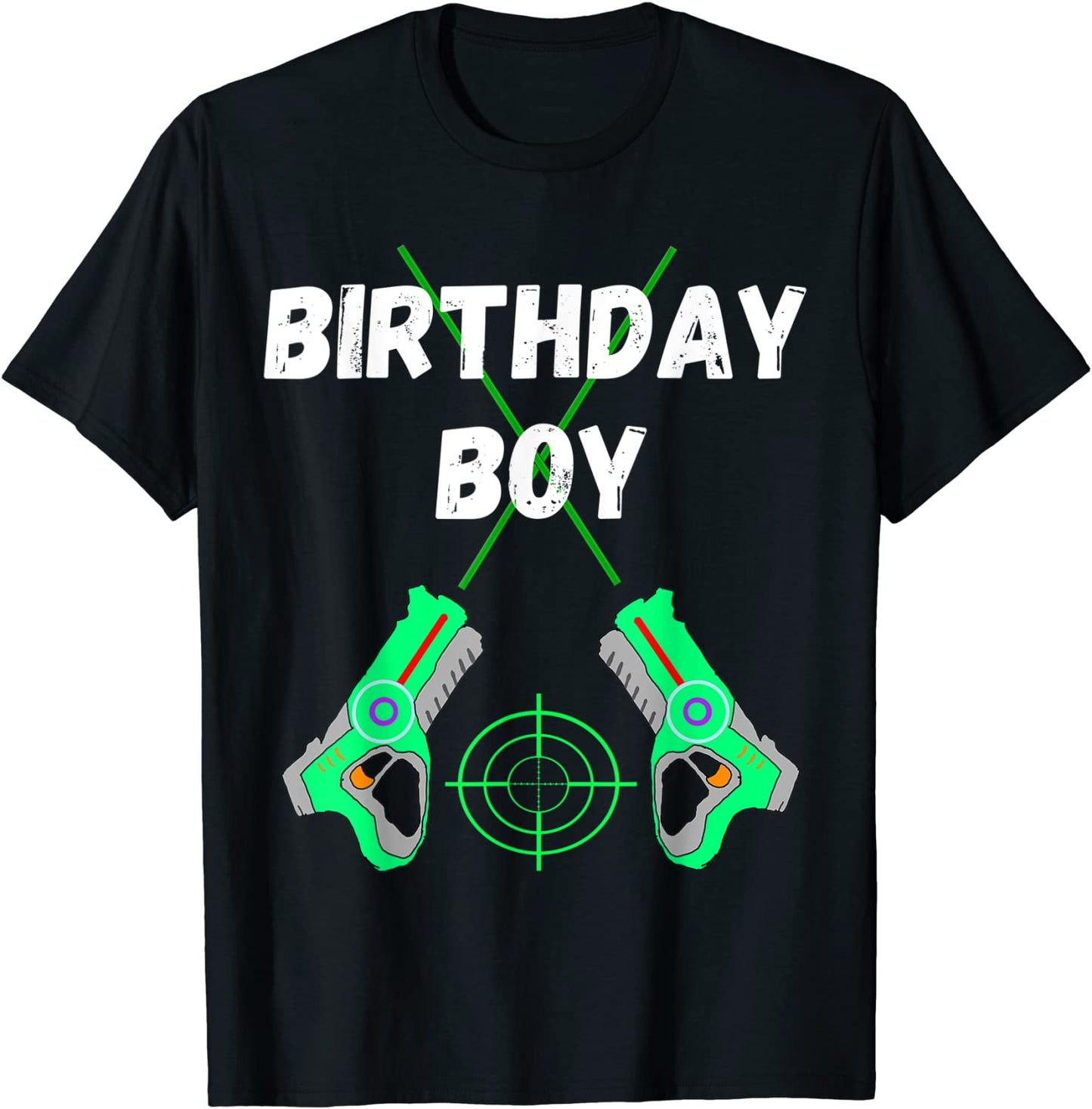 Laser Tag Birthday Boy Party Indoor Lasertag Game Player T-Shirt