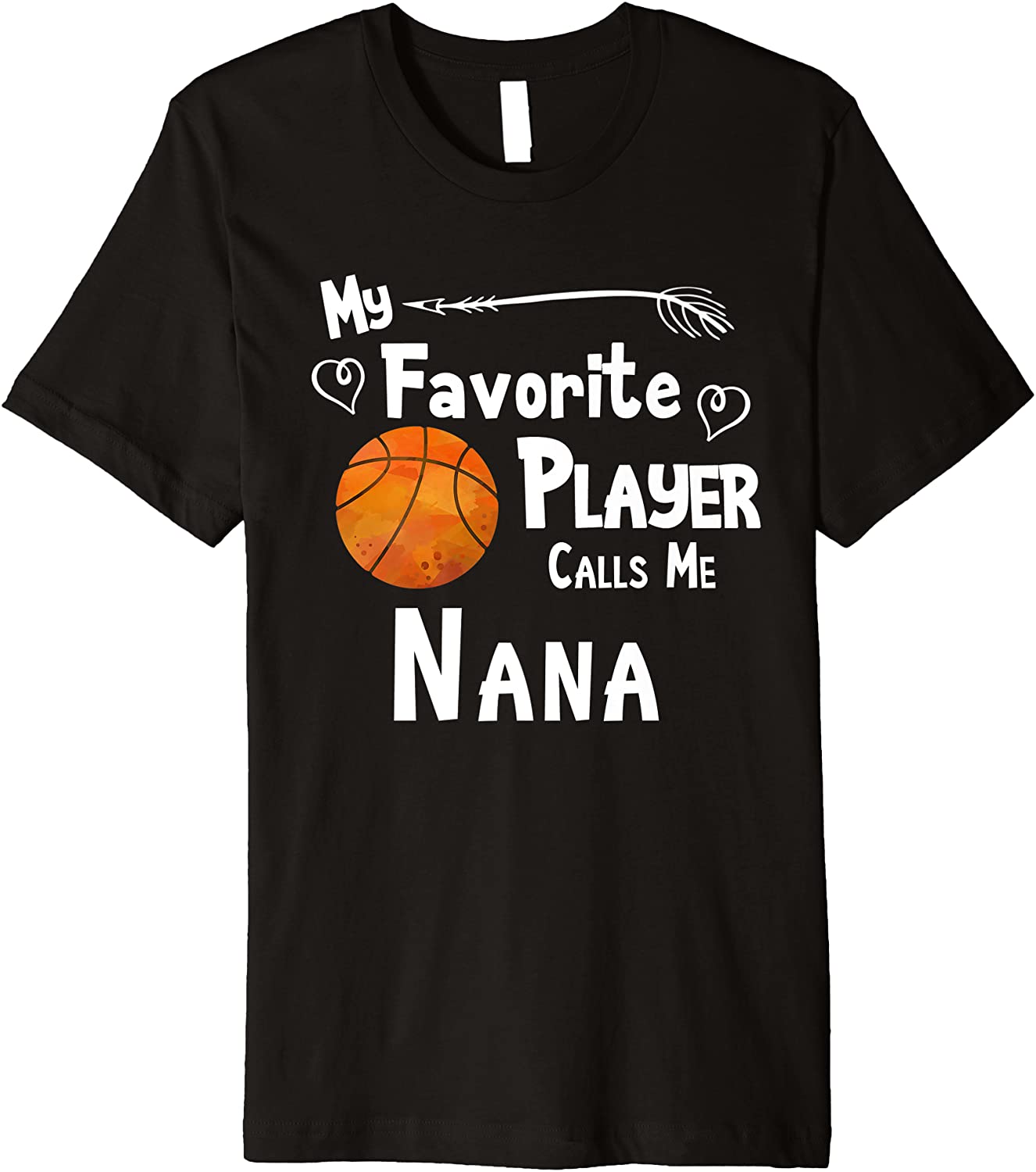 Nana Basketball Game Fan Sports Favorite Player Premium T-Shirt