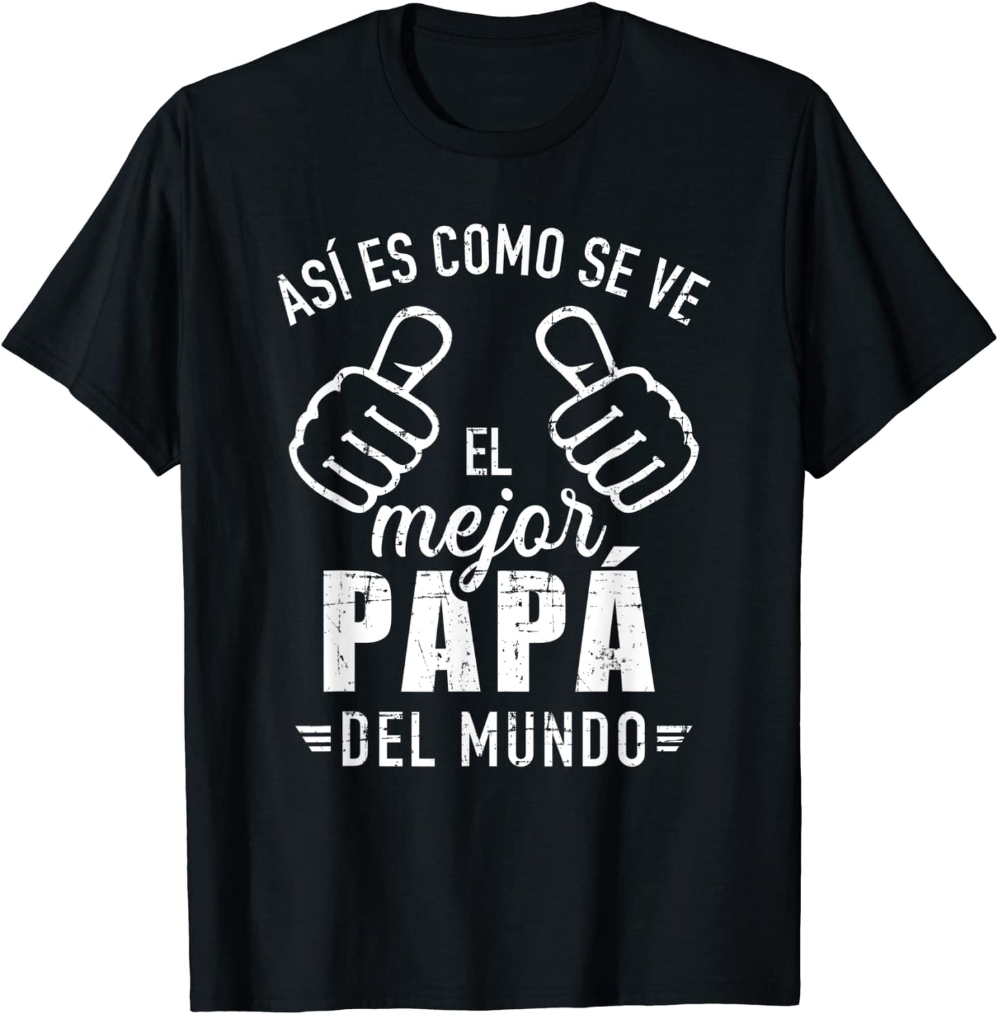 Mens As es como se ve el mejor pap del mundo T-Shirt
