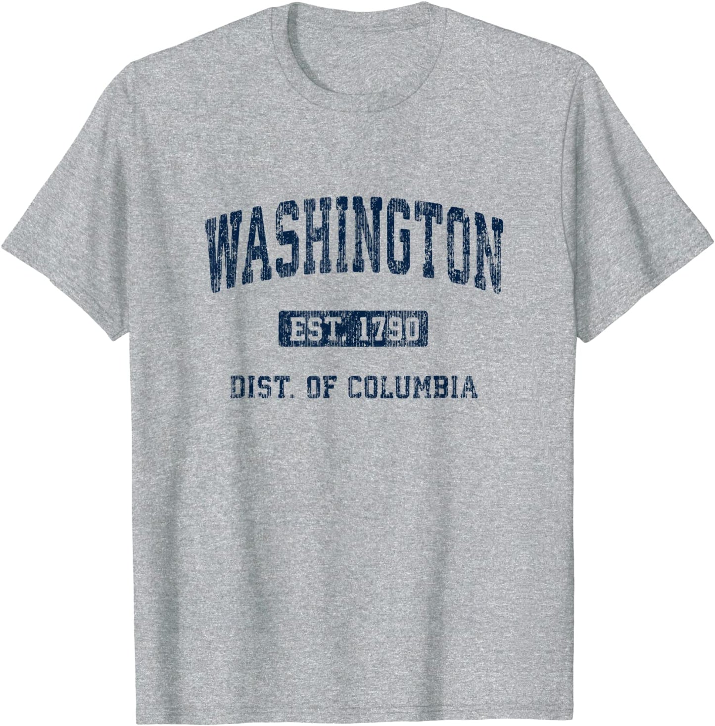 Washington DC Vintage Athletic Sports Design T-Shirt