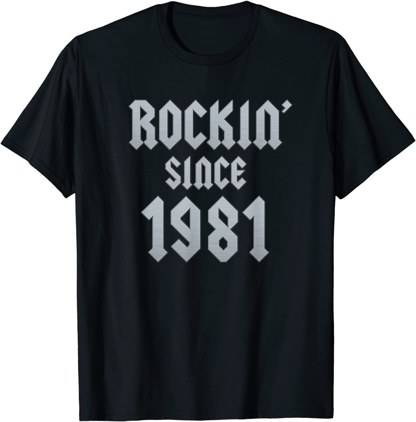 Gift for 40 Year Old Classic Rock 1981 40th Birthday T-Shirt