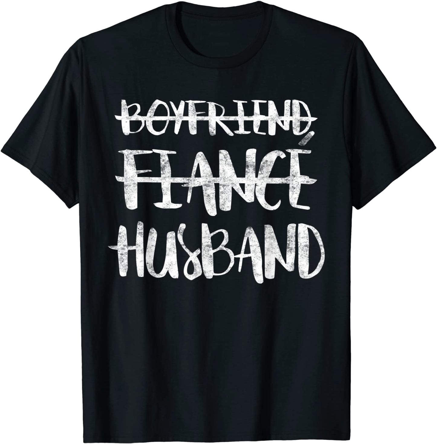 Mens Boyfriend Fiance Husband T-Shirt Married Man Wedding Gift T-Shirt