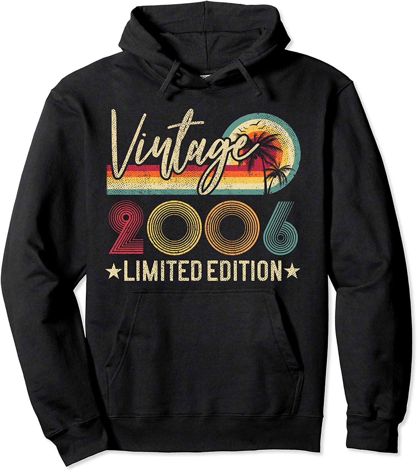 Vintage 2006 15th Birthday 15 Years Old Limited Edition Pullover Hoodie