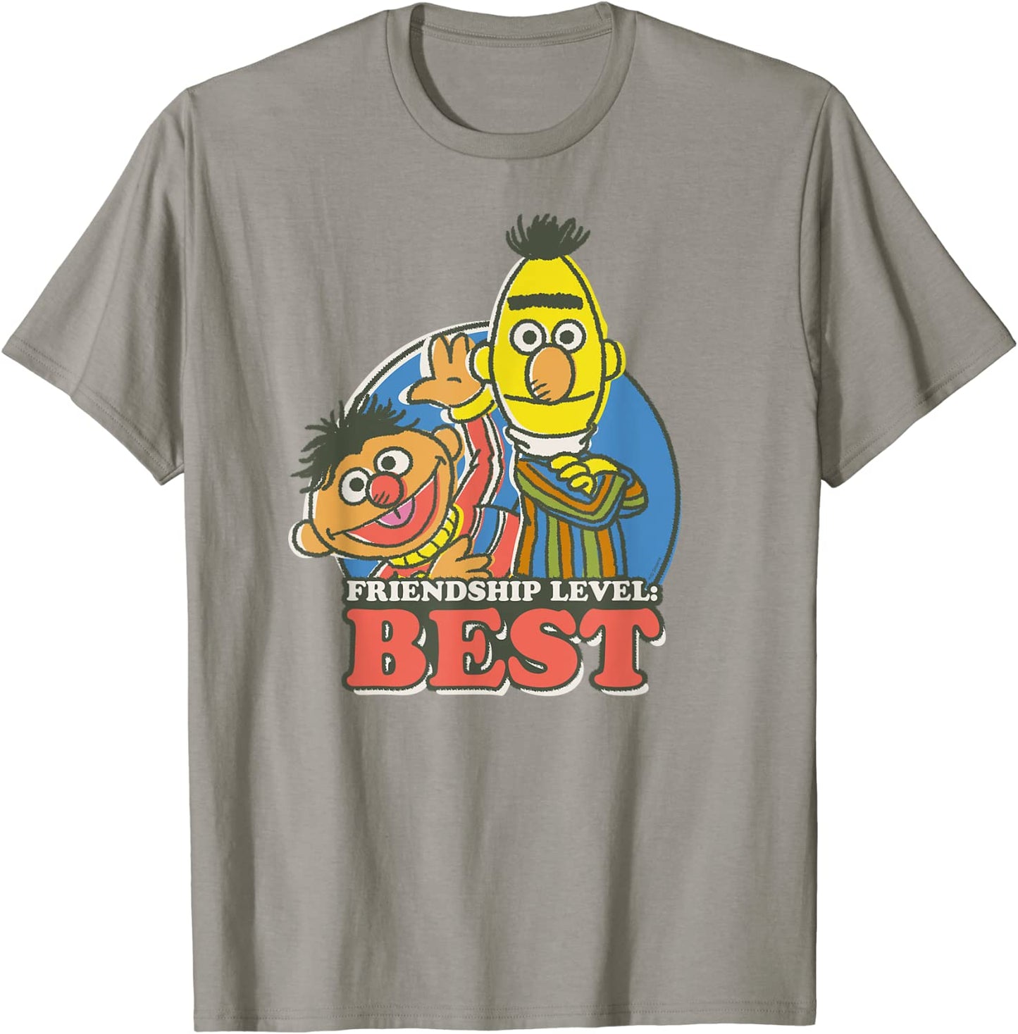 Sesame Street Bert Ernie Friendship Level Best T-Shirt