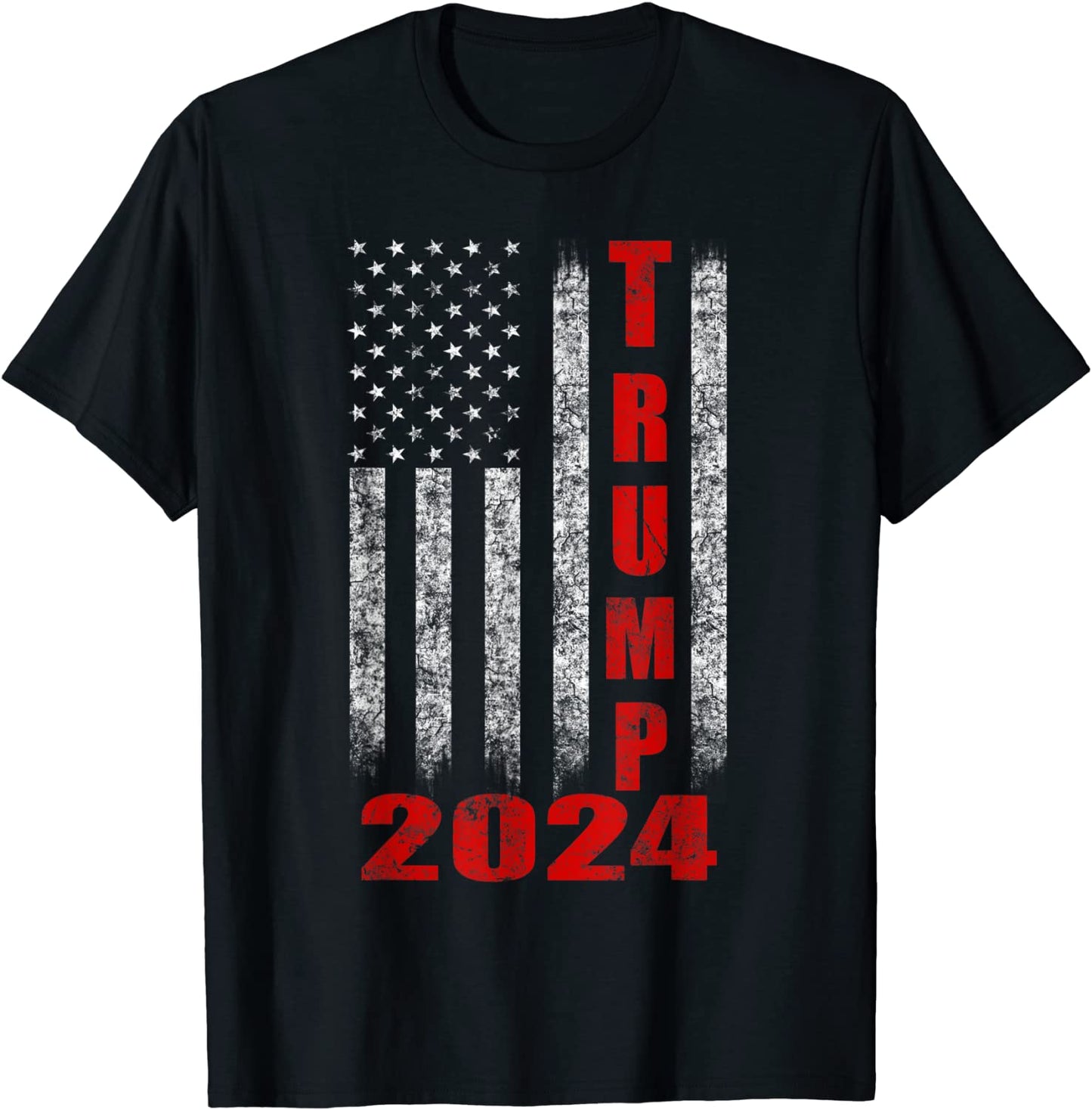 American Flag Design Trump 2024 T-Shirt