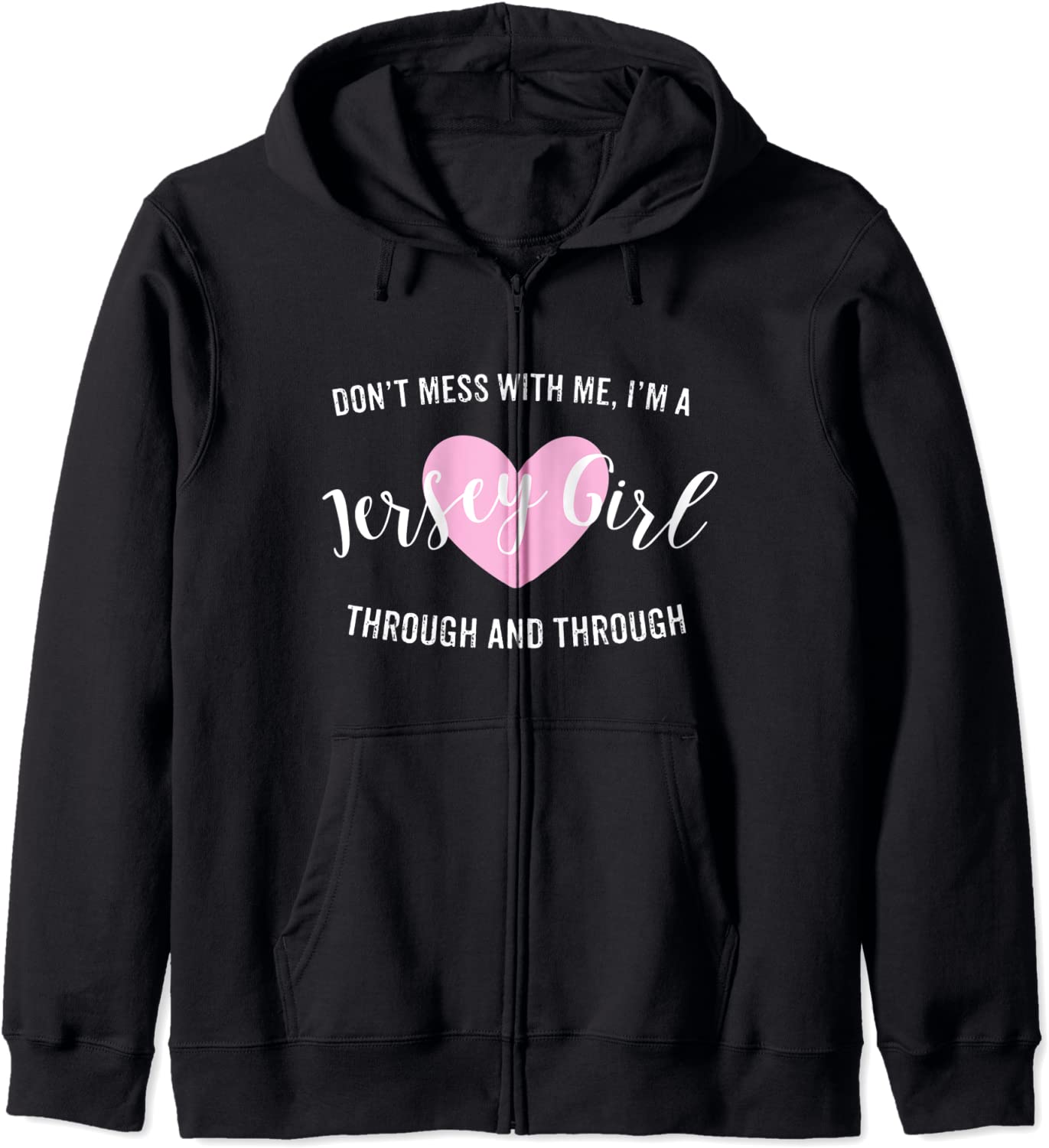 Jersey Girl Proud New Jersey State Pride Girls Women USA Hoodie