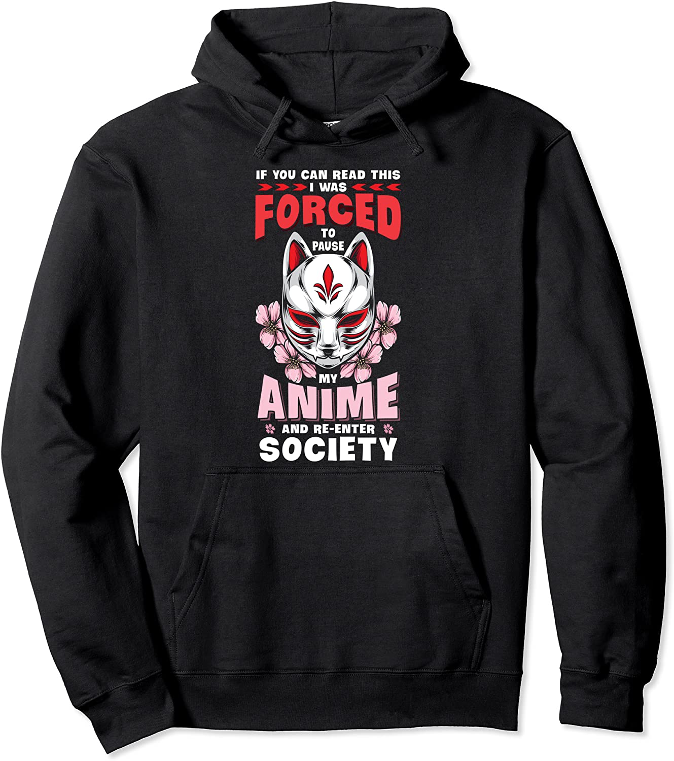 I Pause My Anime Japanese Manga Art Otaku Lover Pullover Hoodie