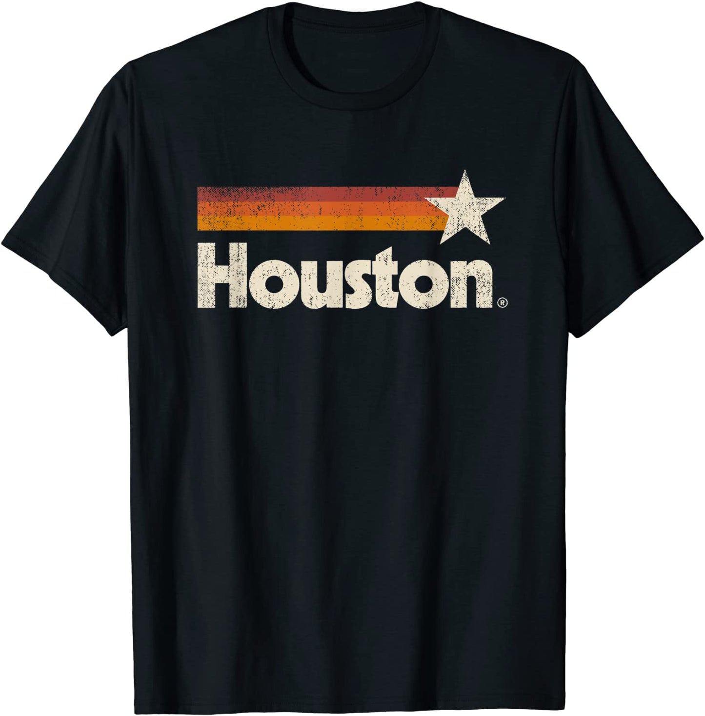 Vintage Houston Texas T-Shirt Houston Strong Stripes T-Shirt