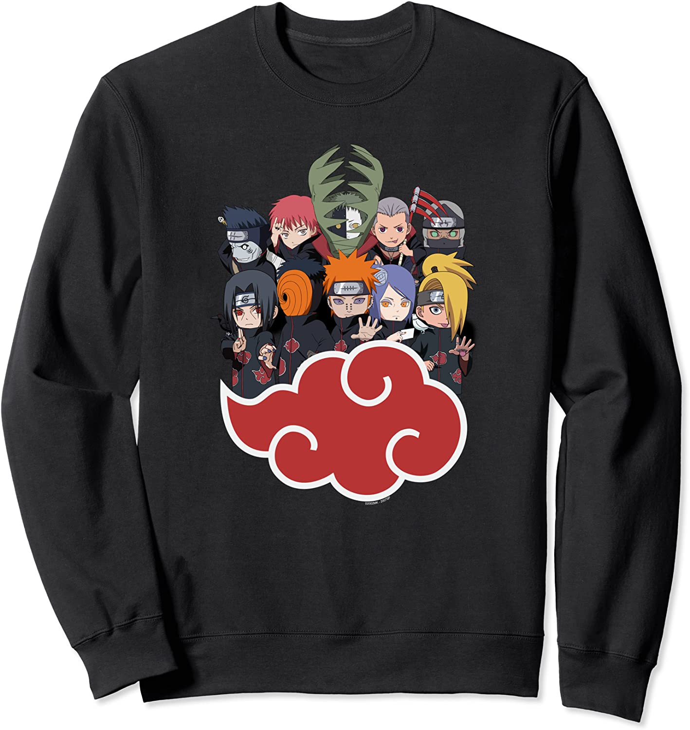 Naruto Shippuden Akasuki Group SD Sweatshirt
