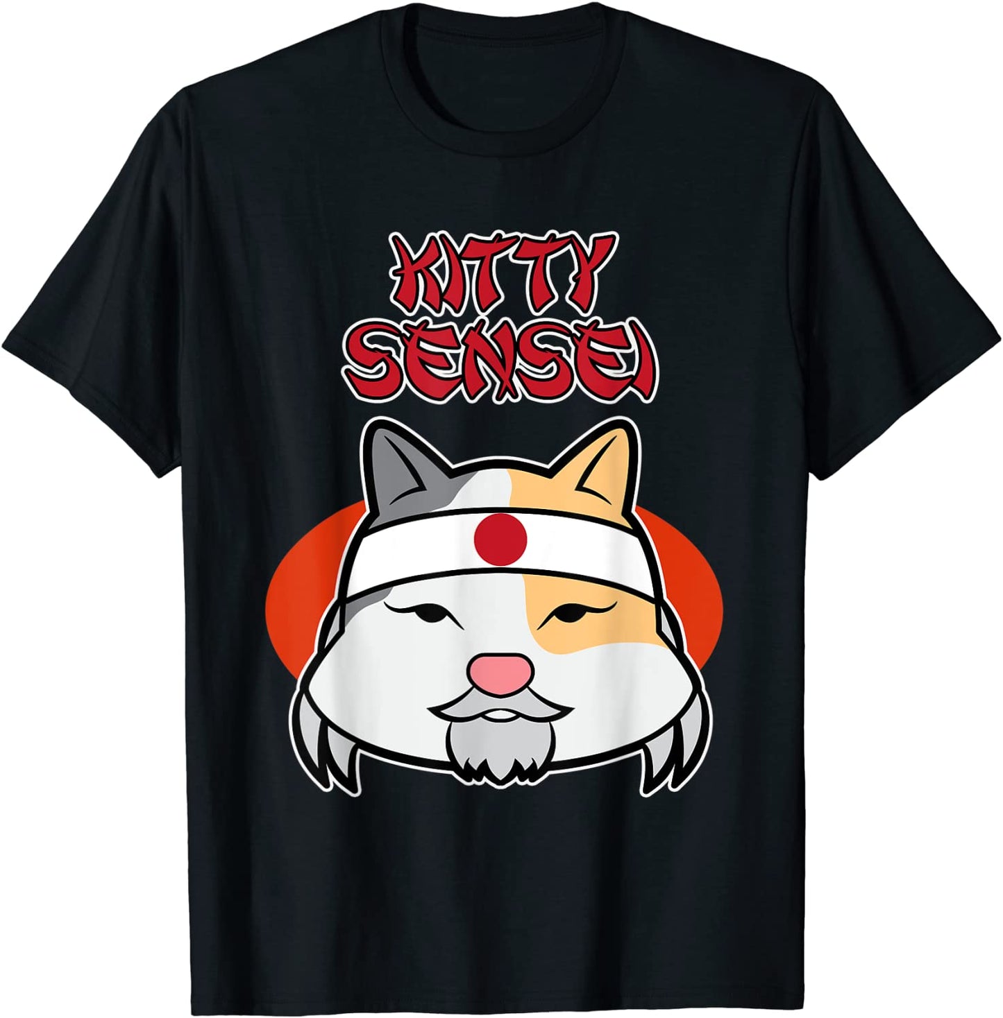 Karate Cat Design for Sports Fans - Kitty Sensei T-Shirt