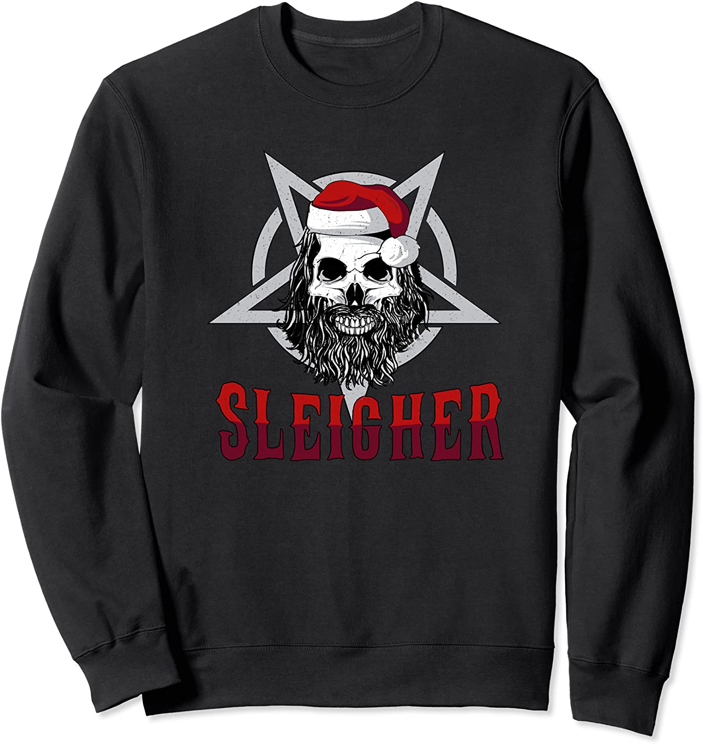 Sleigher Heavy Metal Slayer Christmas sweatshirt