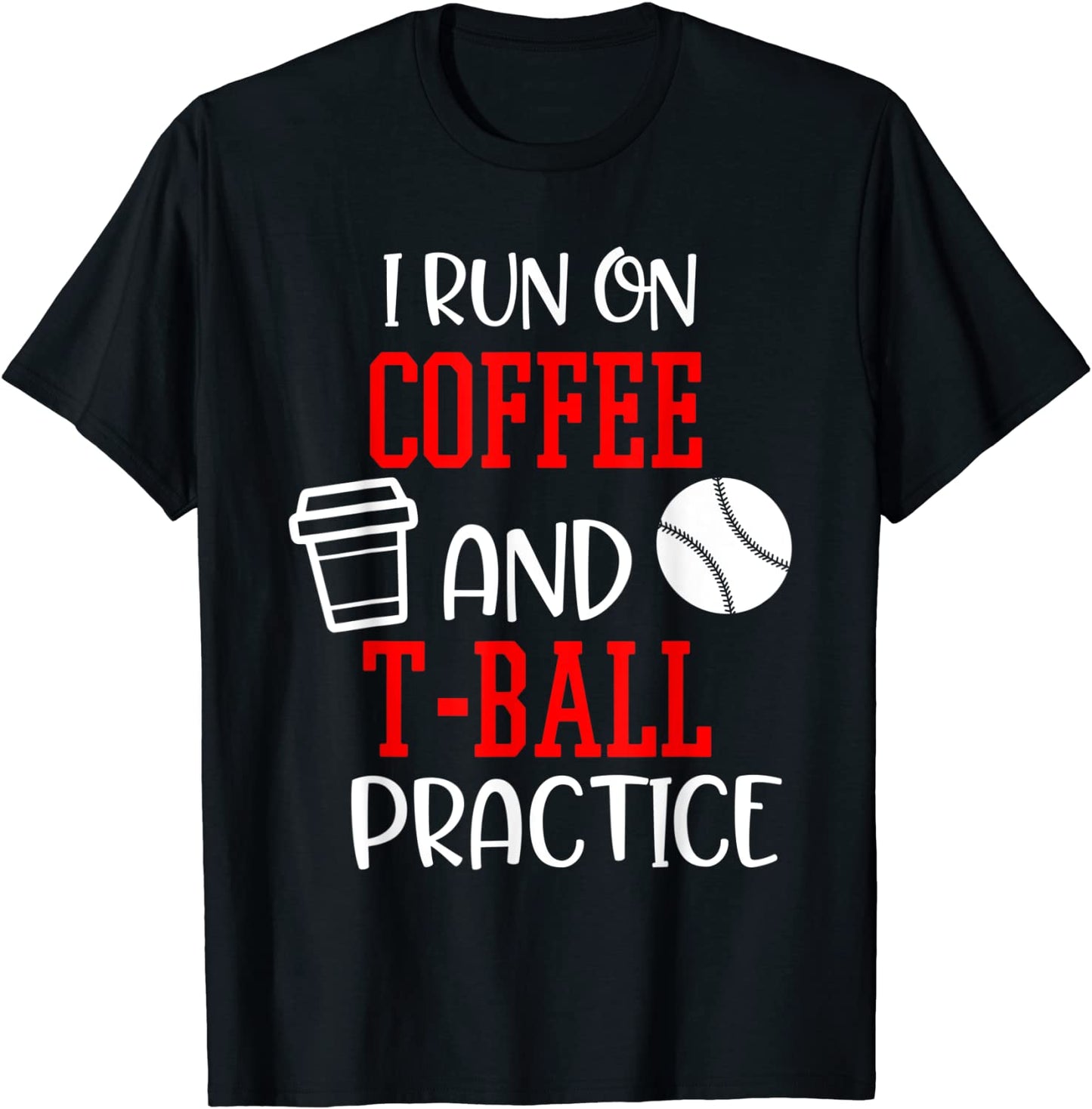 Womens Tee Ball Mom Shirt for T-Ball Mothers Sport Mama Ball