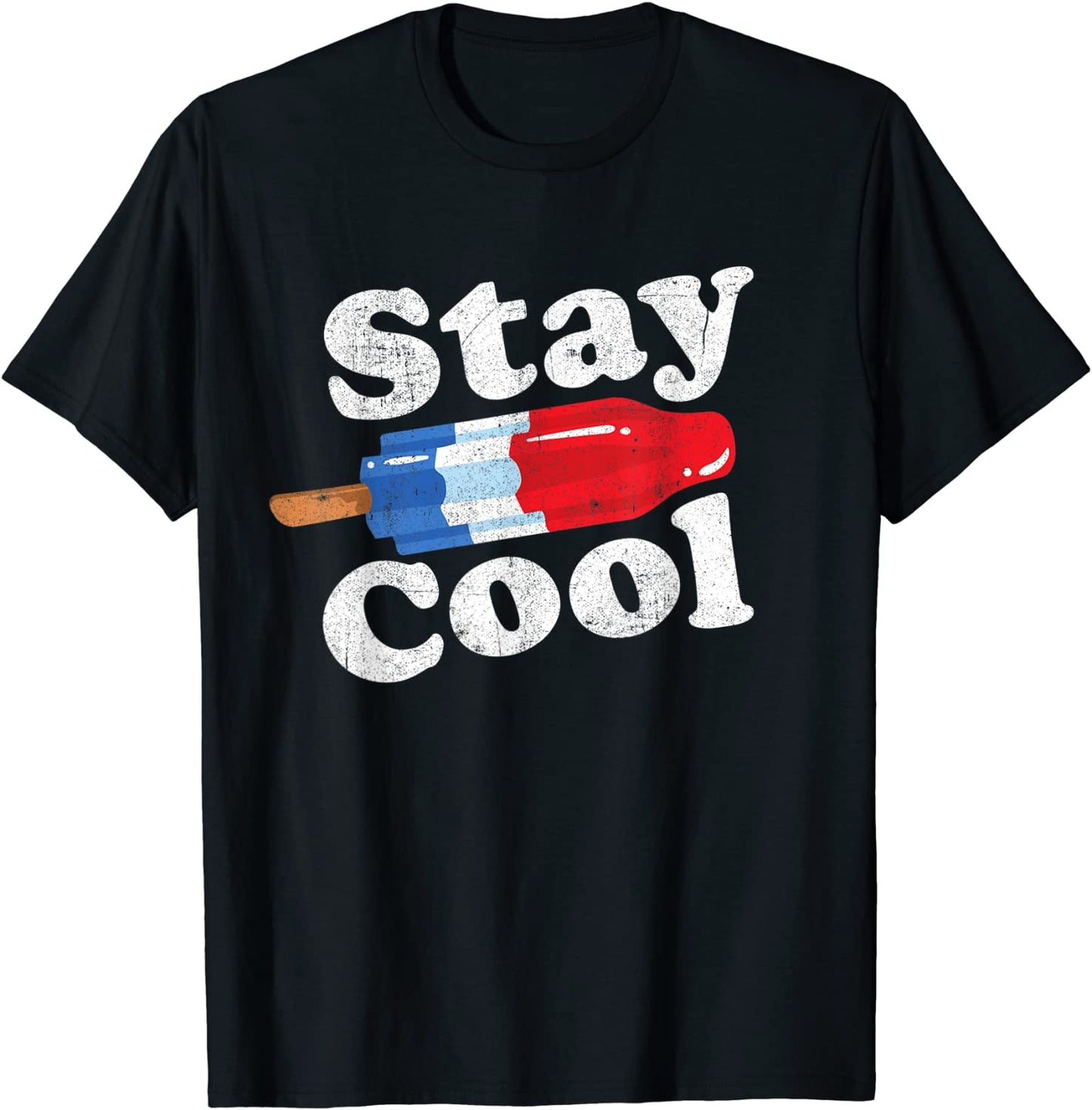 Summer Popsicle Stay Cool Funny Bomb Retro 80s Pop Gift T-Shirt