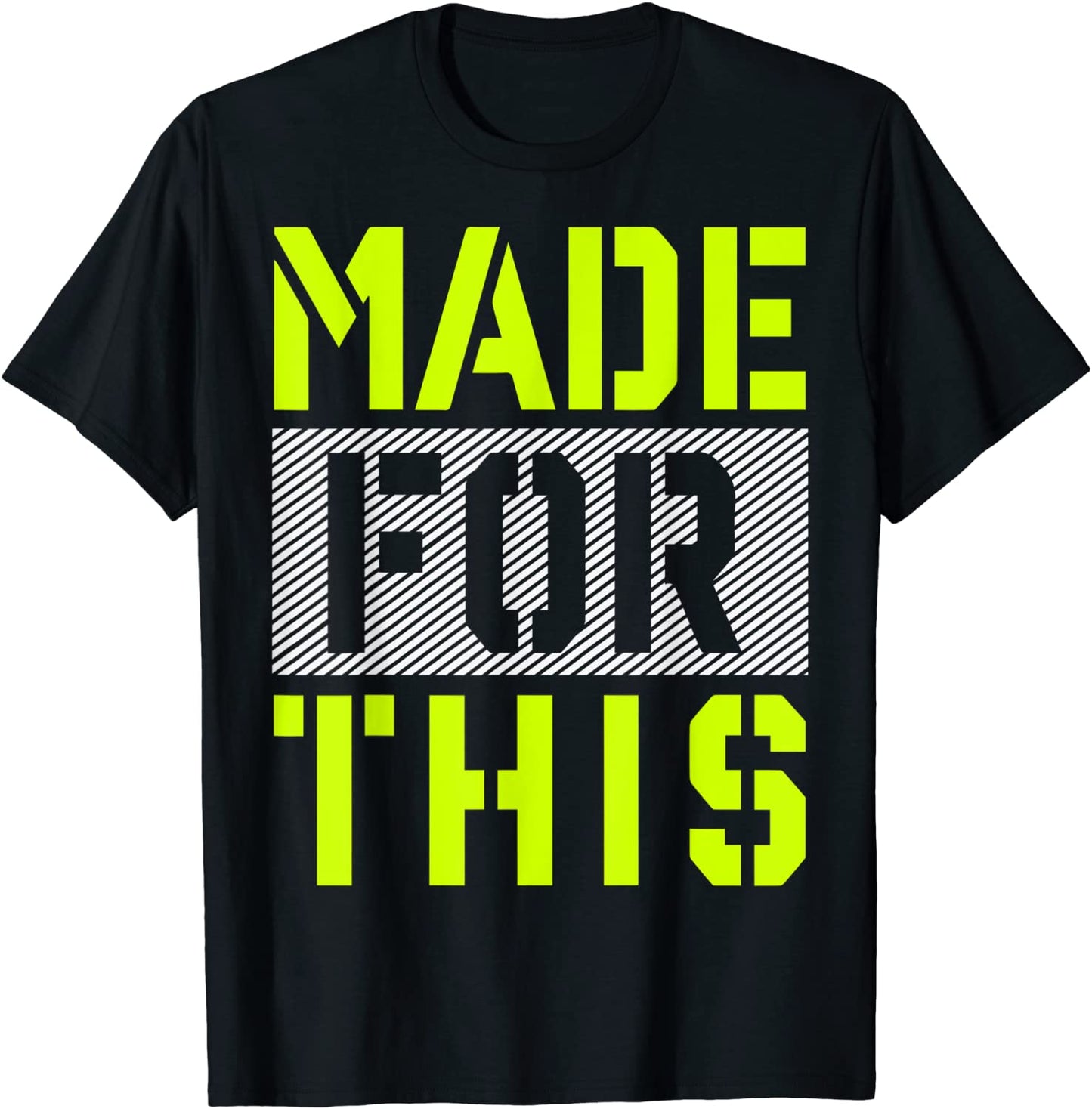 Made For This Athletic Neon Green Graphic T-Shirt