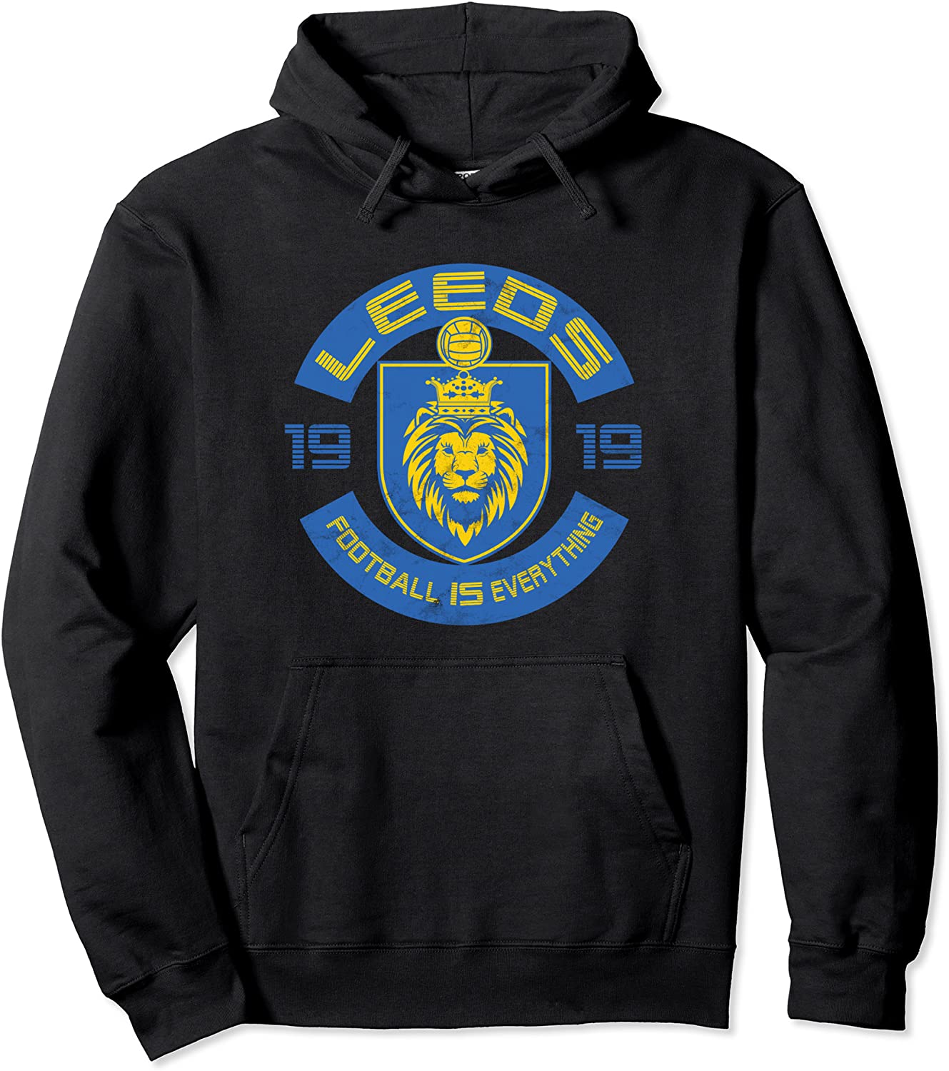 Football Is Everything - Leeds Squad Retro Pullover Hoodie