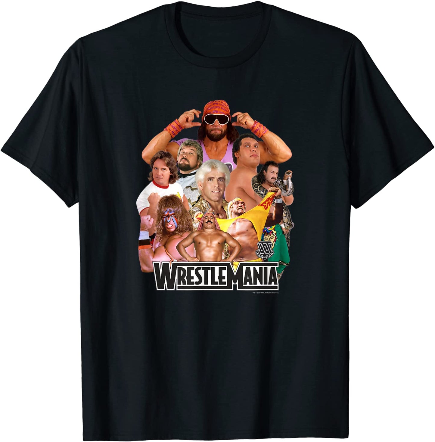 WWE Wrestlemania Collage T-Shirt