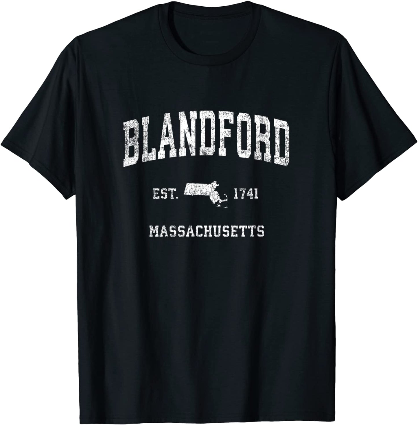 Blandford Massachusetts MA Vintage Athletic Sports Design T-Shirt