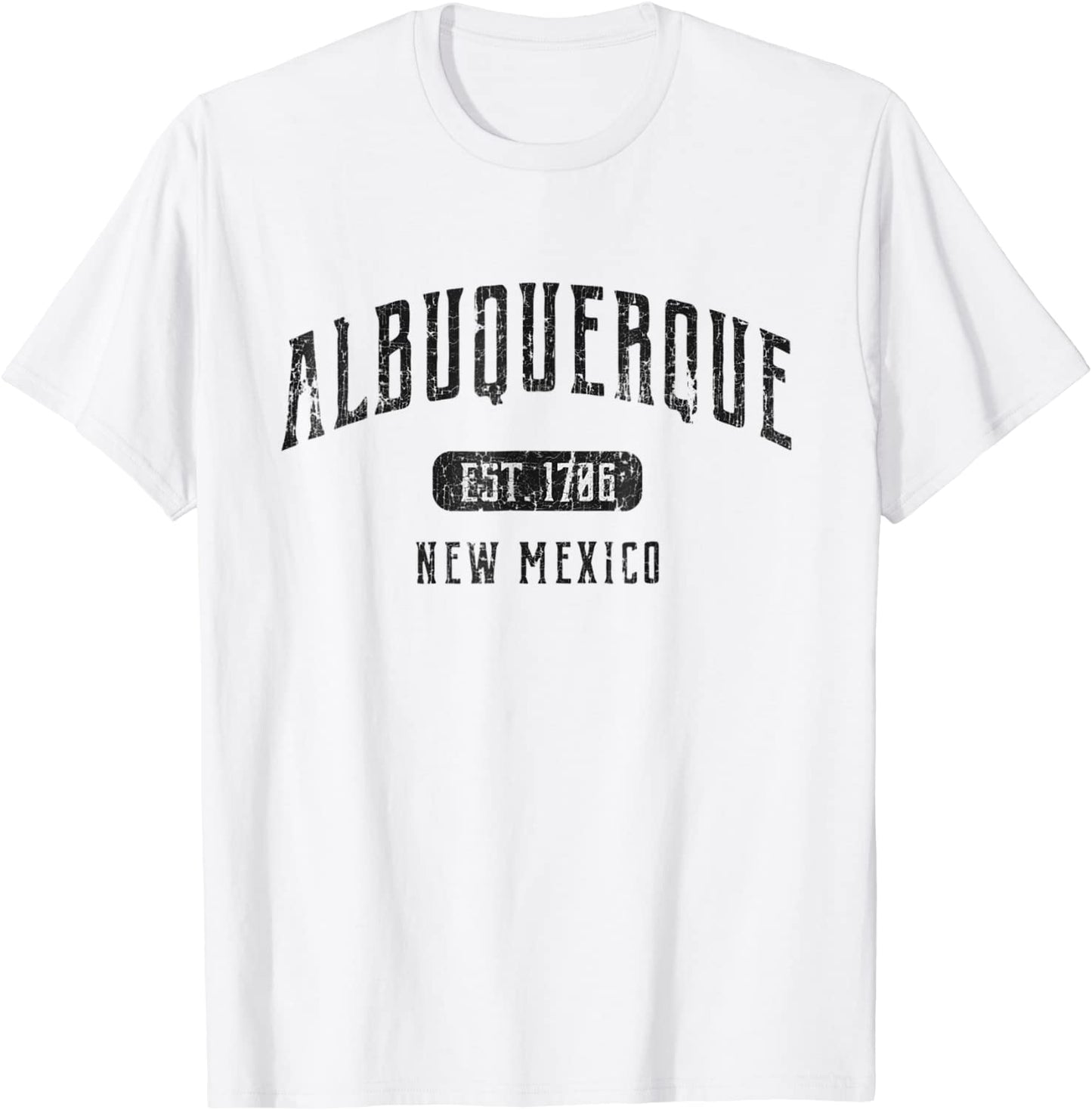 Albuquerque T-Shirt New Mexico Distressed Sports Design