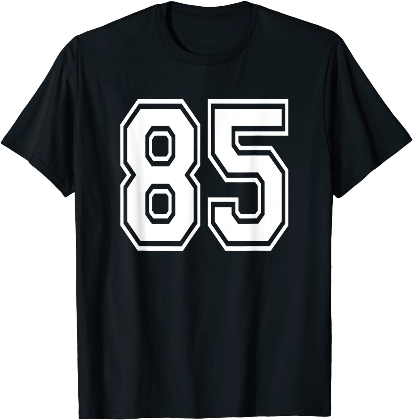 Number 85 T-Shirt Birthday Varsity Sports Team Jersey