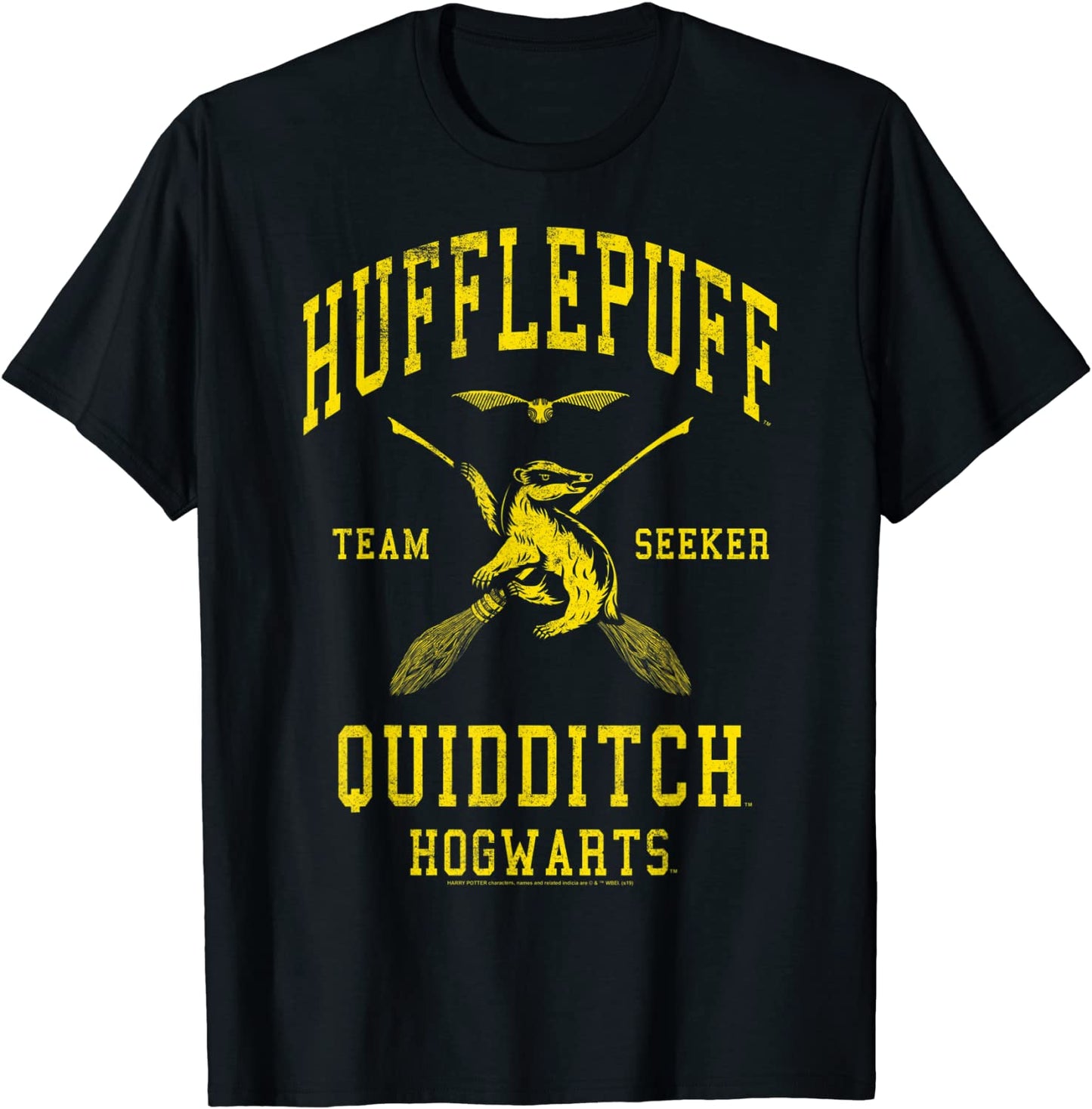 Harry Potter Hufflepuff Quidditch Team Seeker T-Shirt