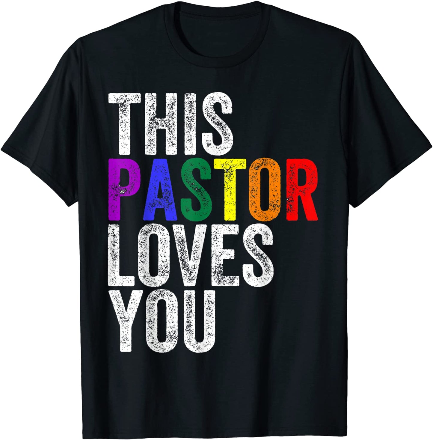 This Pastor Loves You Pride T-shirt Proud Ally Gay Parade T-Shirt