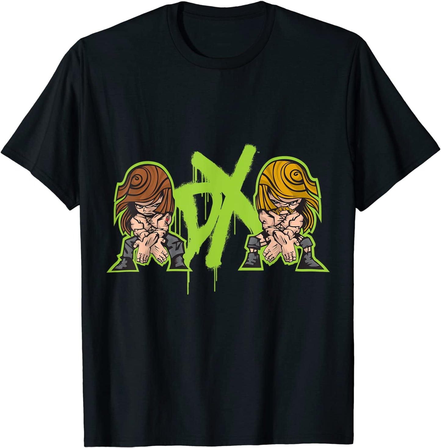 WWE DX Illustrated Chop Graphic T-Shirt