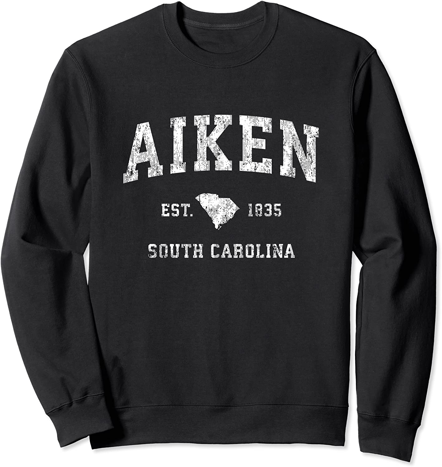 Aiken South Carolina SC Vintage Athletic Sports Design Sweatshirt