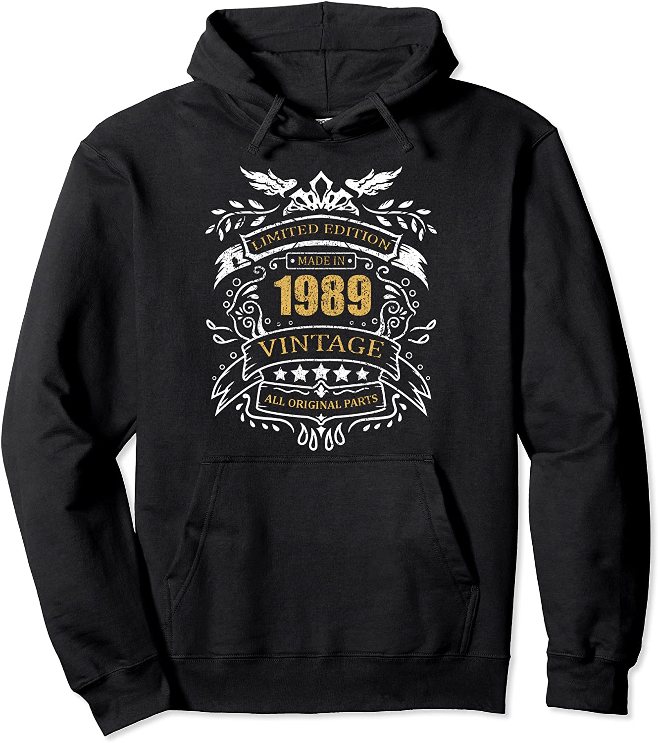 Limited Edition 32nd Birthday Gift Idea Vintage 1989 Pullover Hoodie